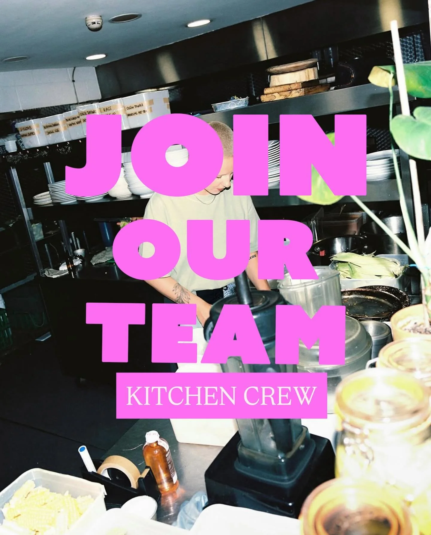 We&rsquo;re hiring! 👩&zwj;🍳
Head Chef Ben is on the lookout for a couple of full-time chefs to join us at Eat Your Greens. All levels welcome, from Commis to Sous Chef.

If you love great food and want to work in a creative, friendly kitchen, send 