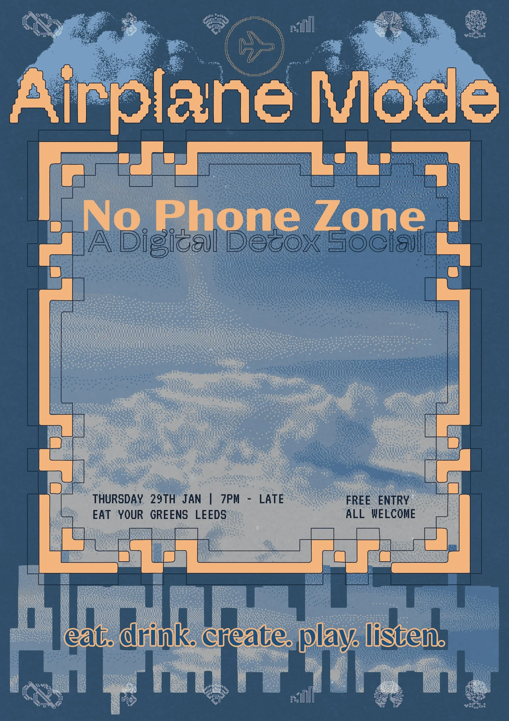 Airplane Mode - No Phone Zone 
