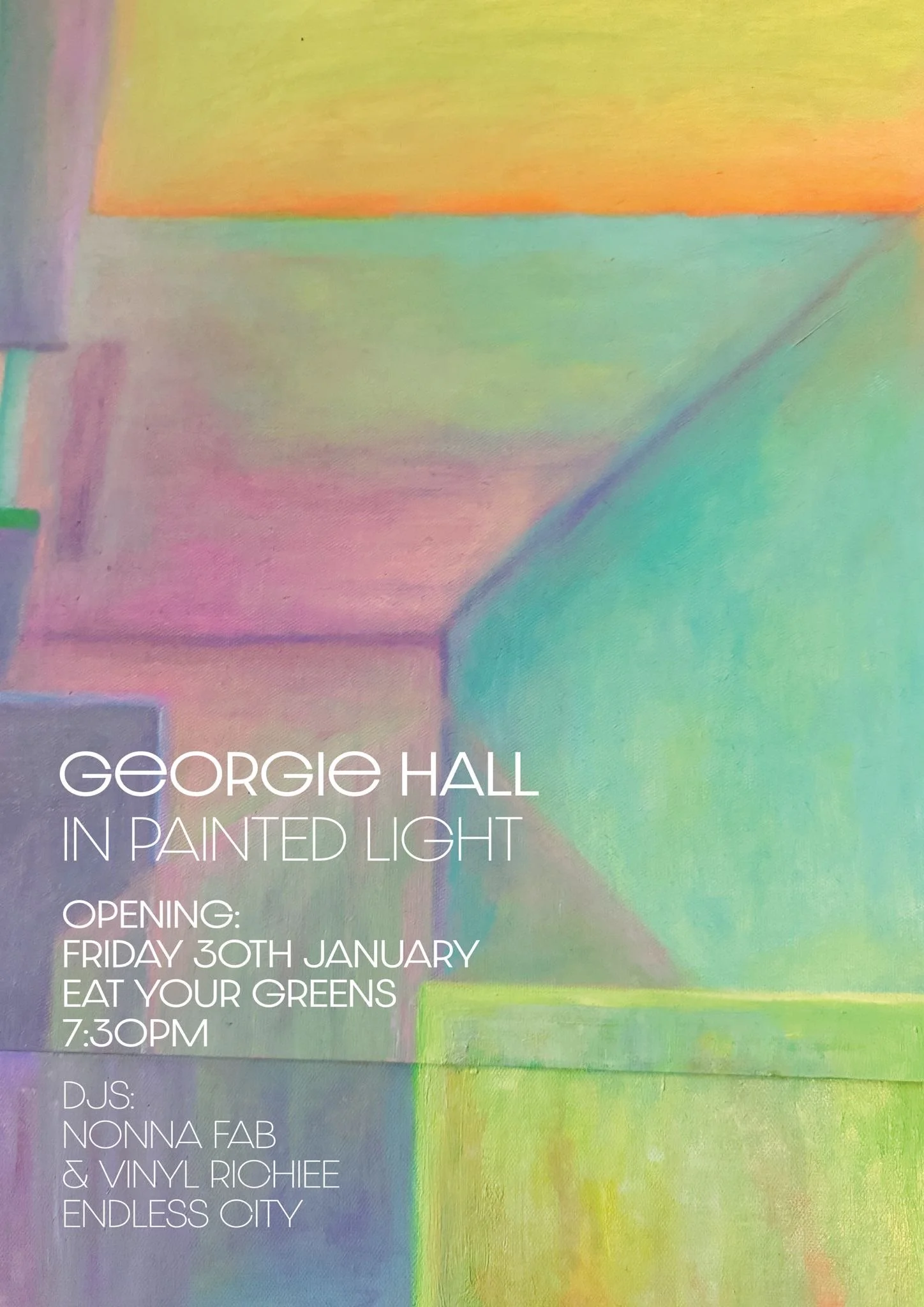 Georgie Hall - In Painted Light Exhibition Launch