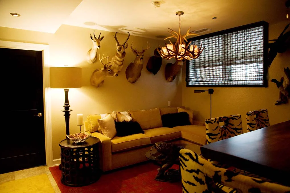 After Photo: Pool Table Area Converted into Lounge