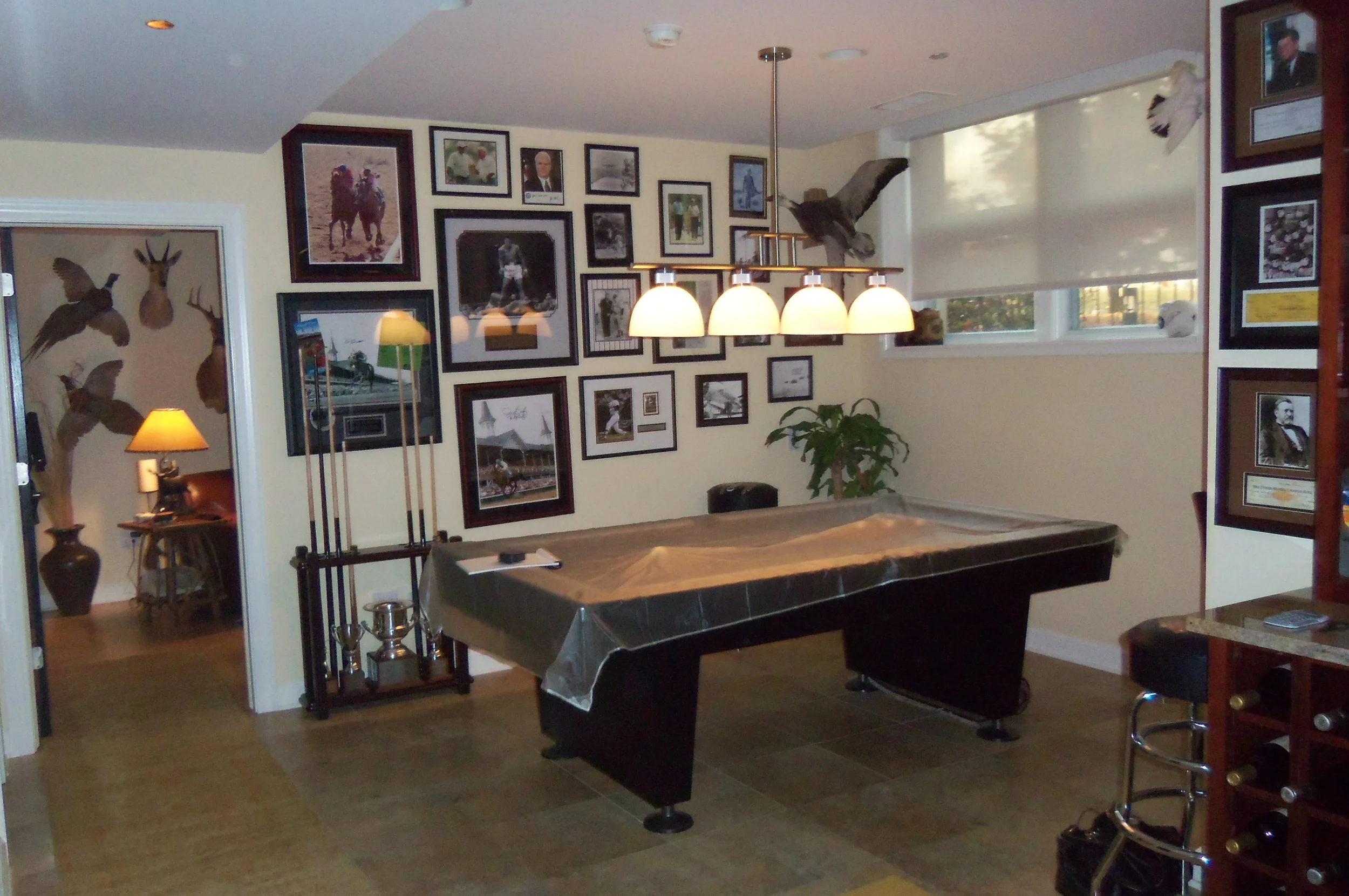 Before Photo: Pool Table Area