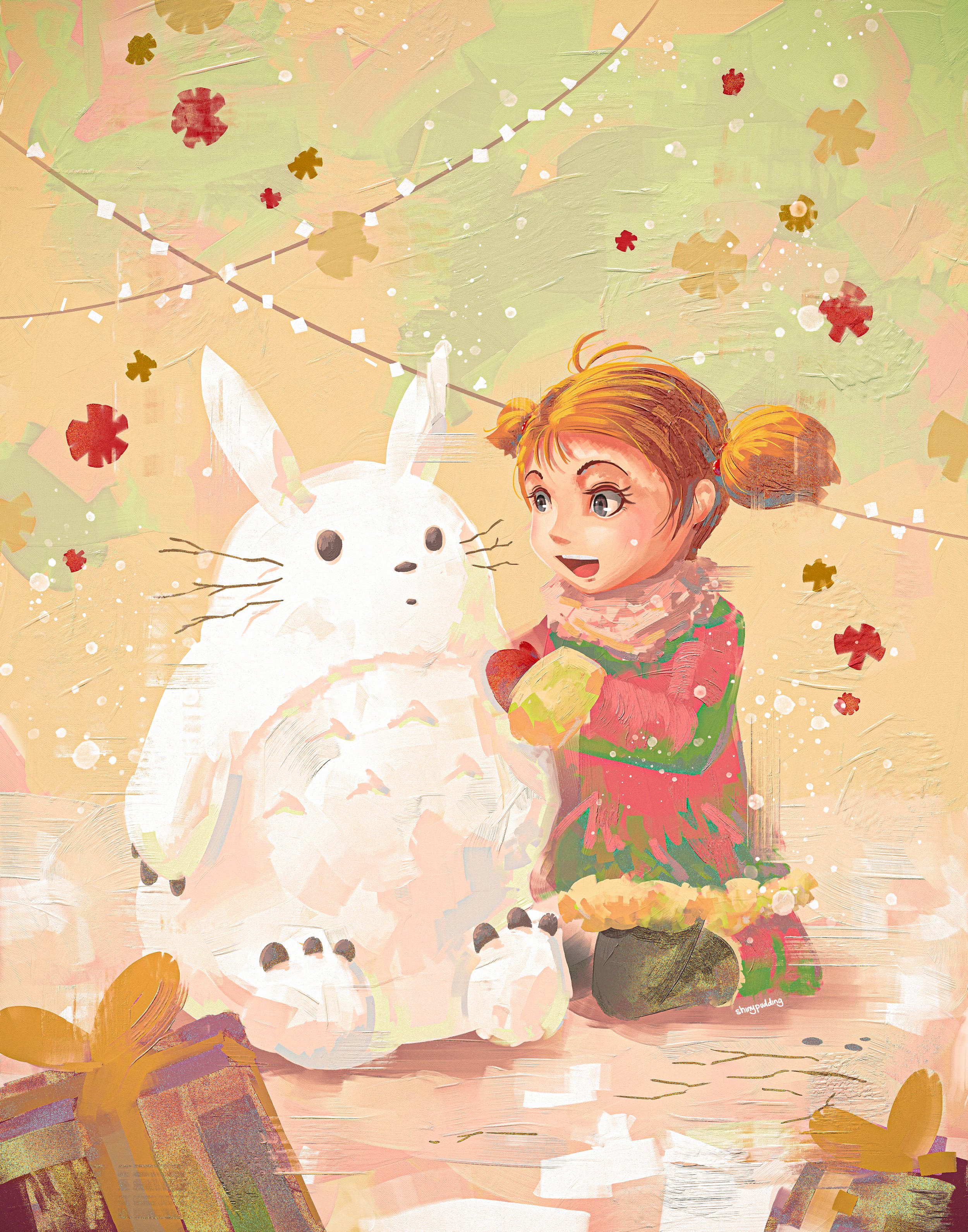 Winter Holidays Mei and Totoro