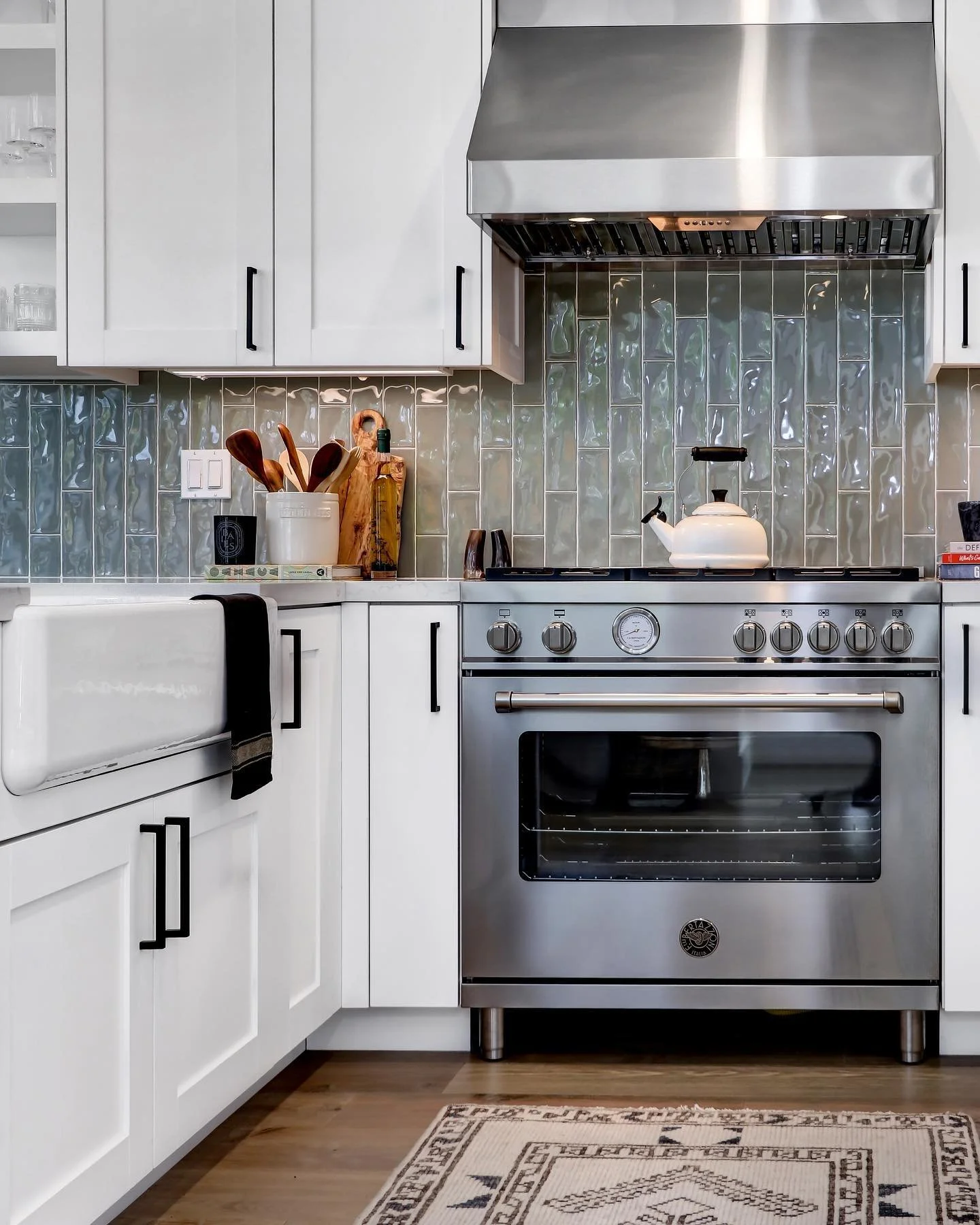 Appliances, like men, are both better when they&rsquo;re Italian made. 🍷 Cheers. #Bertazzoni