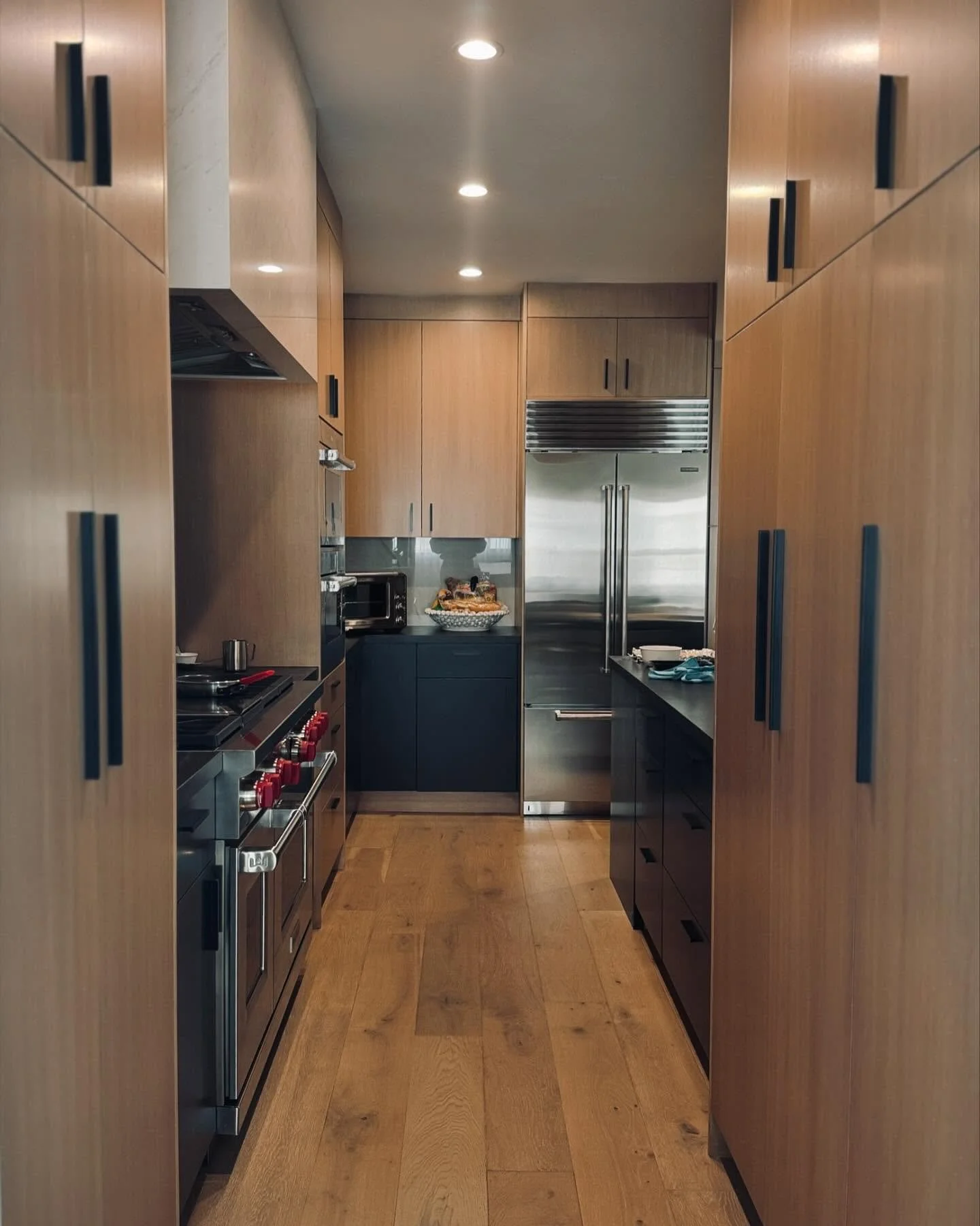 It&rsquo;s been four years since this epic kitchen renovation. Stopped by my client&rsquo;s the other day and she was looking as good as new. ✨ Last slide is a before photo 😱