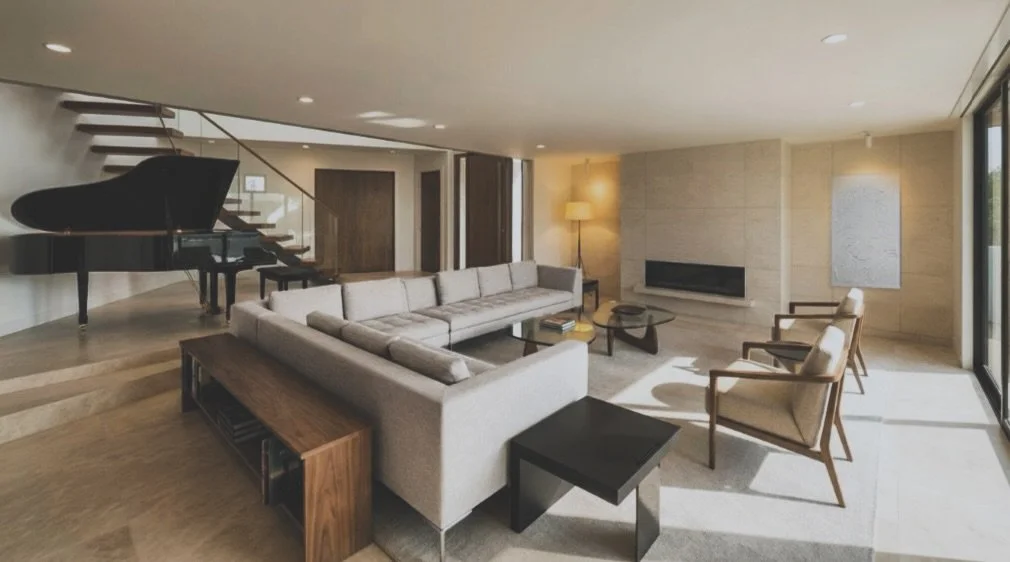 The Armani of beach houses. White oak is so last season. A study for Malibu.