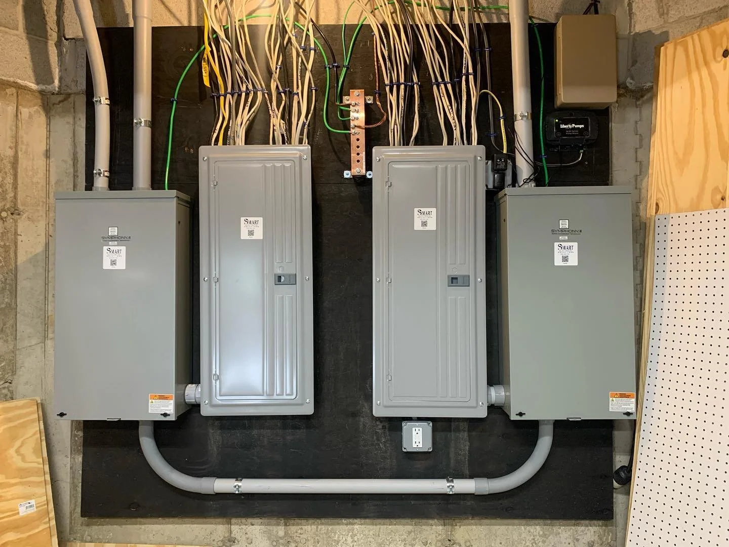 Dual transfer switches for whole-house generator for a  400A service - Trumbull, CT