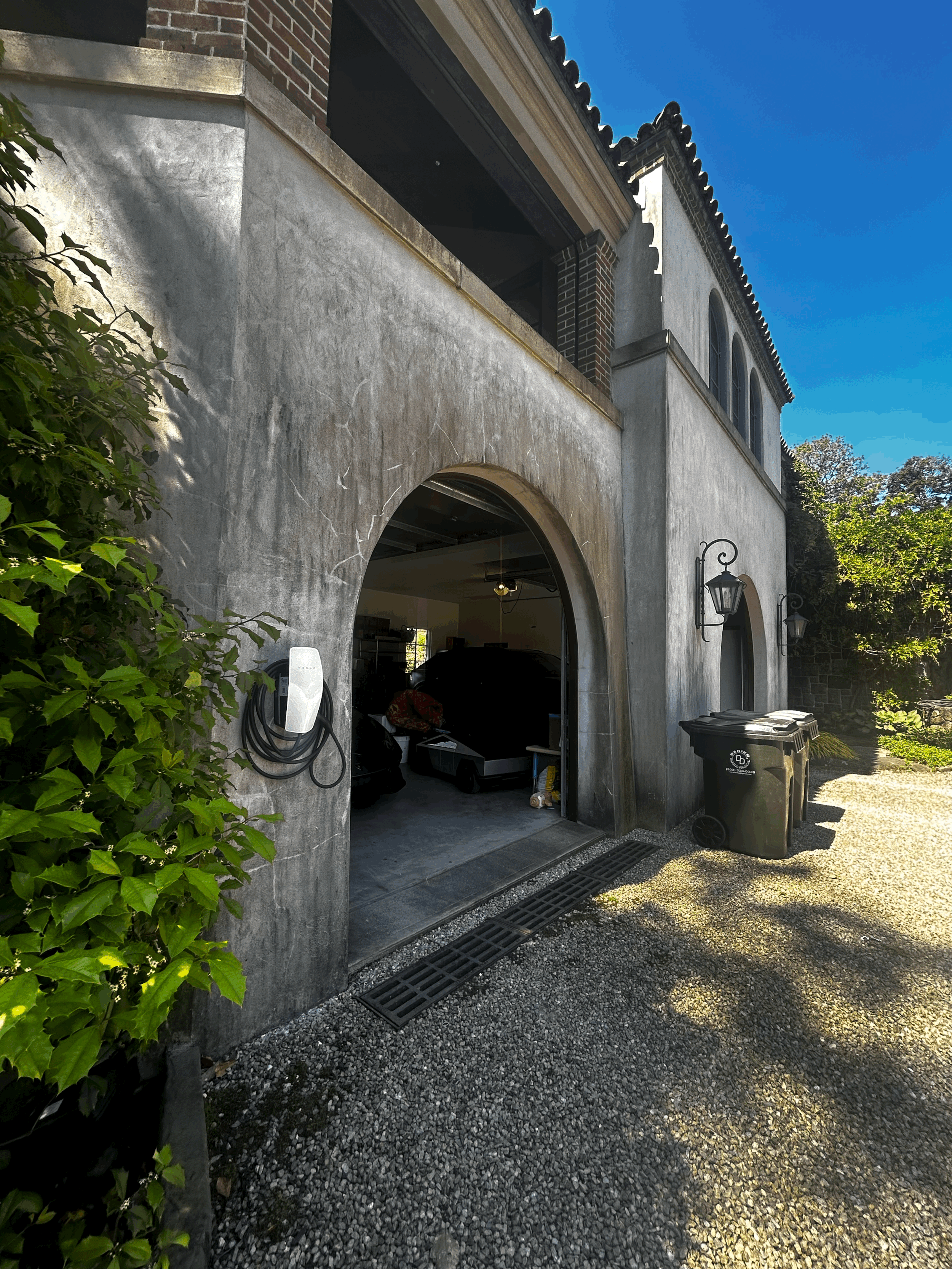 Outdoor Tesla Wall Connector 