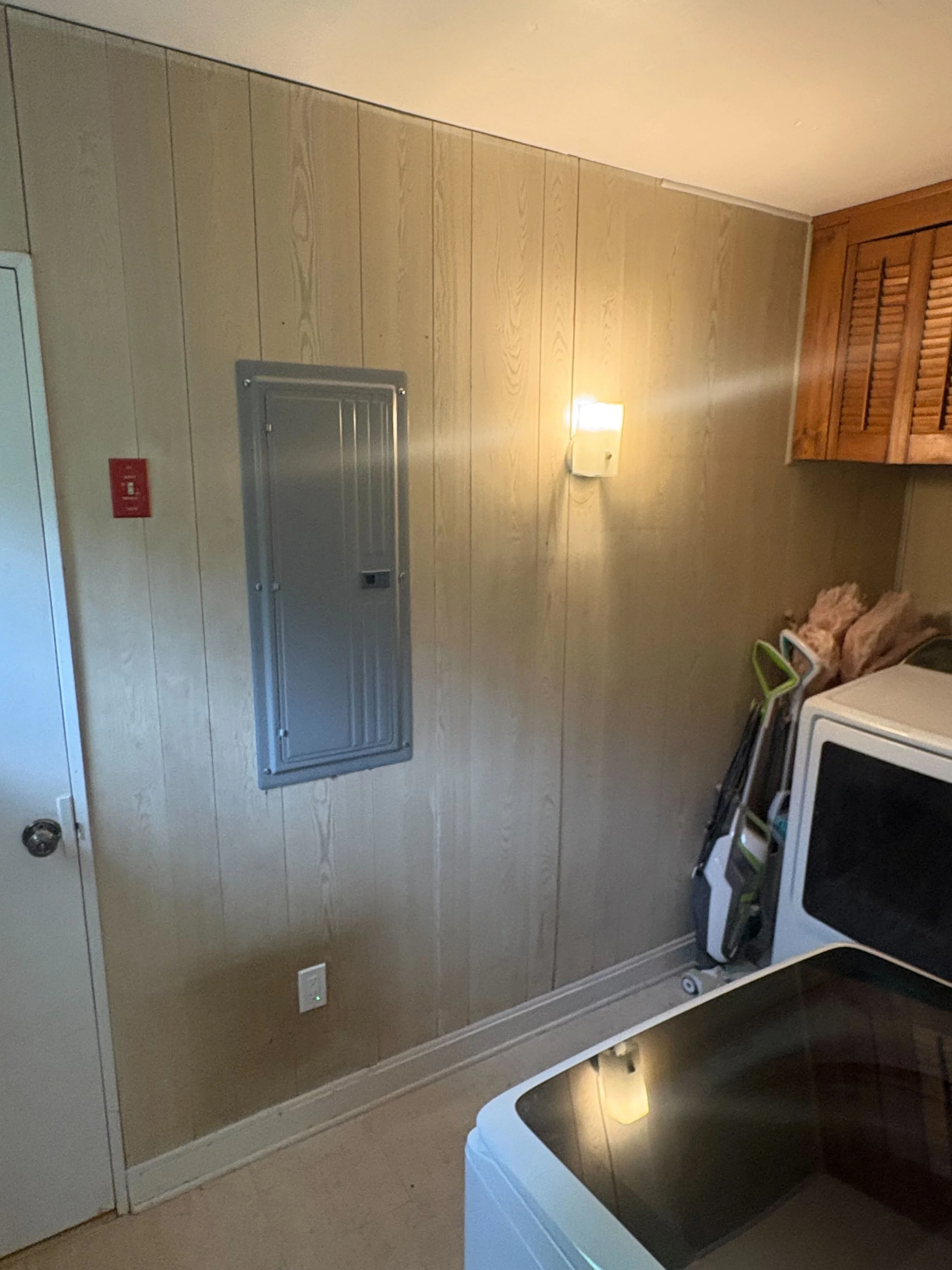 Relocation of electrical panel in Stamford