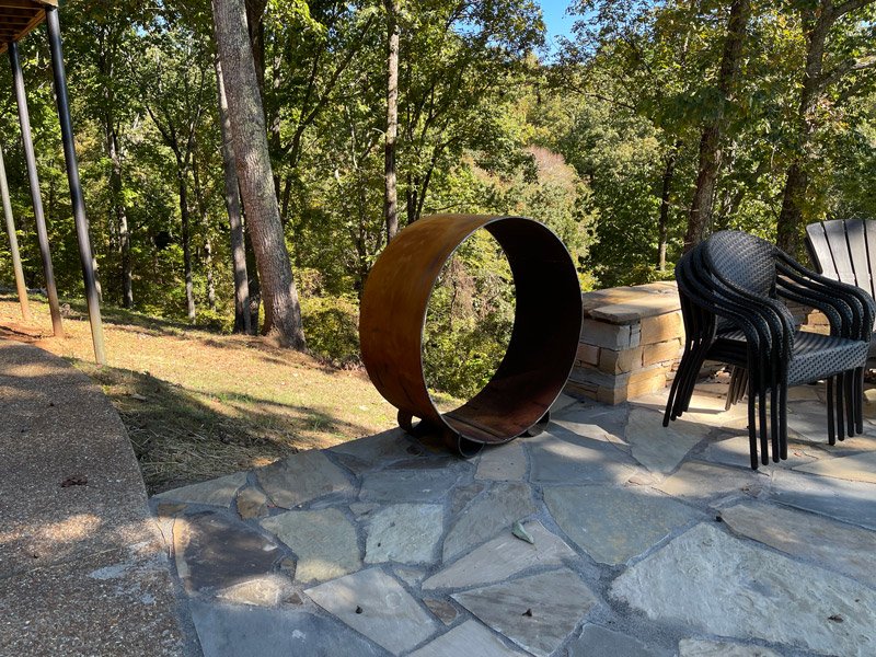 Firewood Rack - Round — Mann-Made Fire Pits