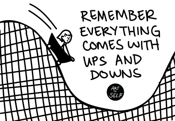 The up-hills and the downs