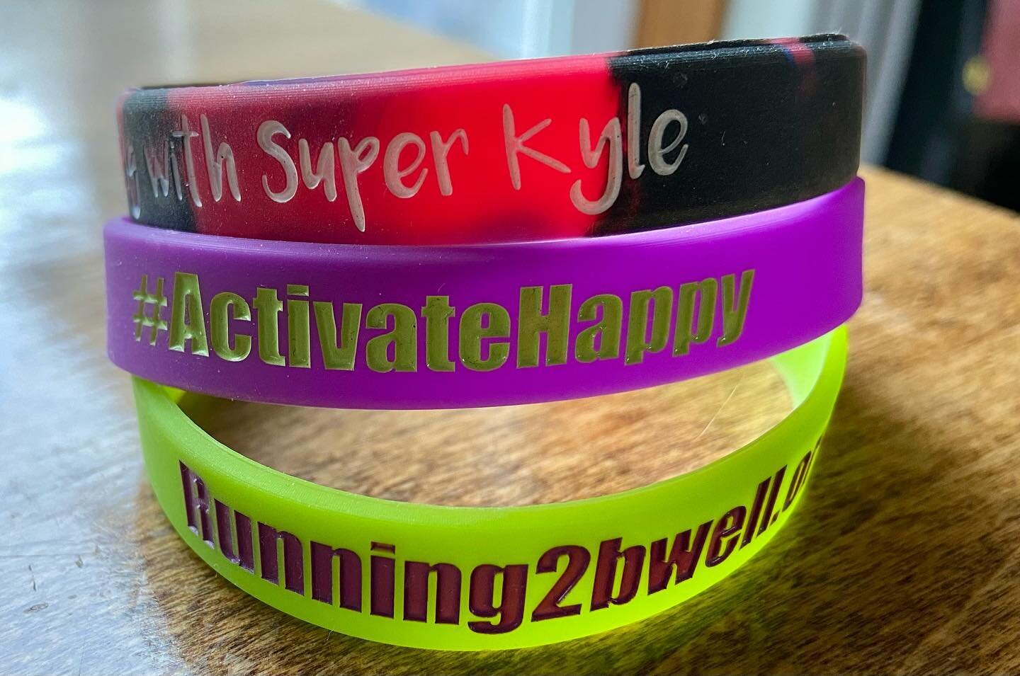 Thank you @harasxlacidar for the cool wrist band. Wearing it proud!
Looking forward to more adventures with you and Super Kyle.

#teamrunning2bwell #ActivateHealing
#Running2bwell #ActivateHappy #exerciseismedicine #ADMBoard #Exchange #turkeyburner5k