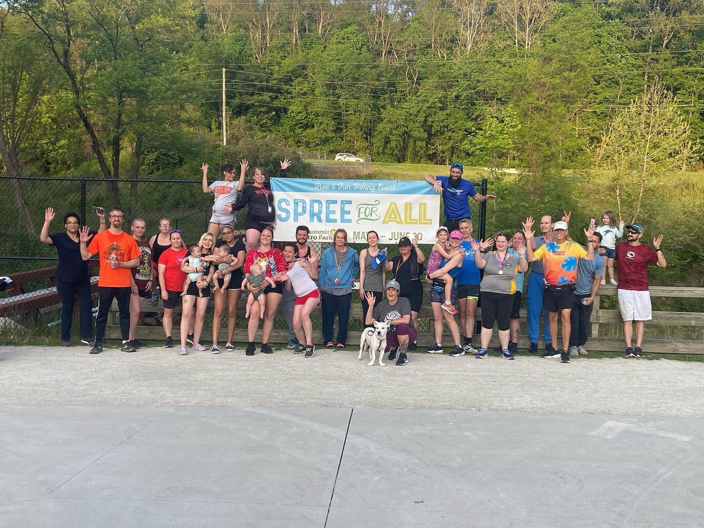 Biggest group of the year in Akron tonight. Weather was perfect, we had two Motivator Award winners and 8 earned their shoes. Just think how many will come out when @bernie.rochford.3 brings cookies. Thank you @r2uracing for donating shirts and @flee