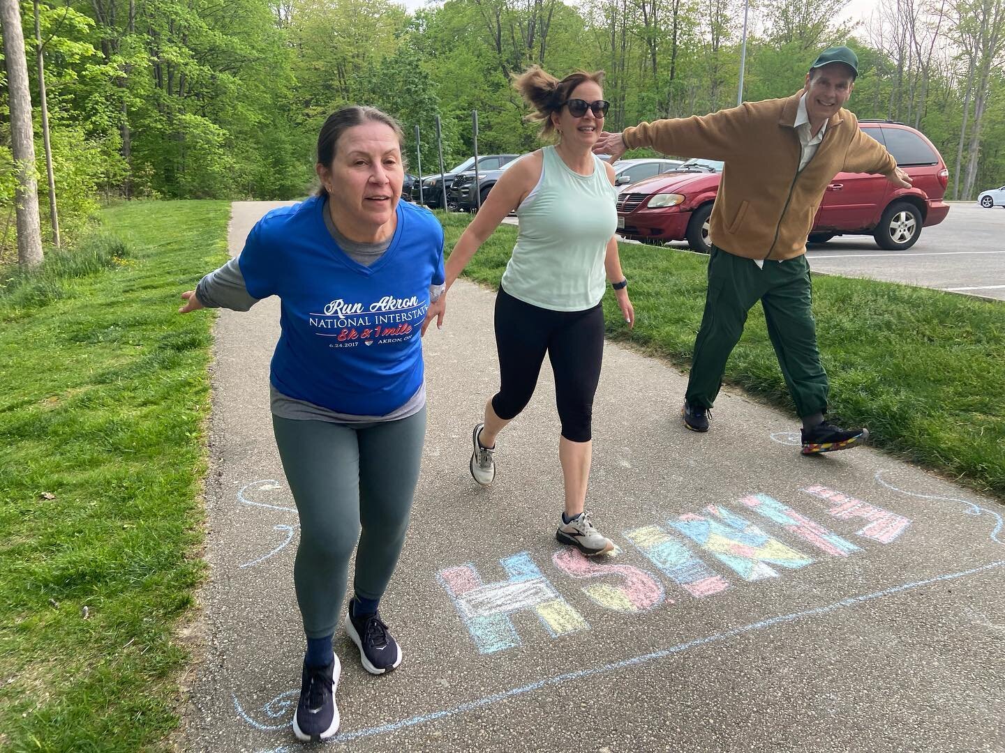 We finished strong tonight at Brunswick group. Come join us Tuesdays at 6:30 for a lovely walk or run.