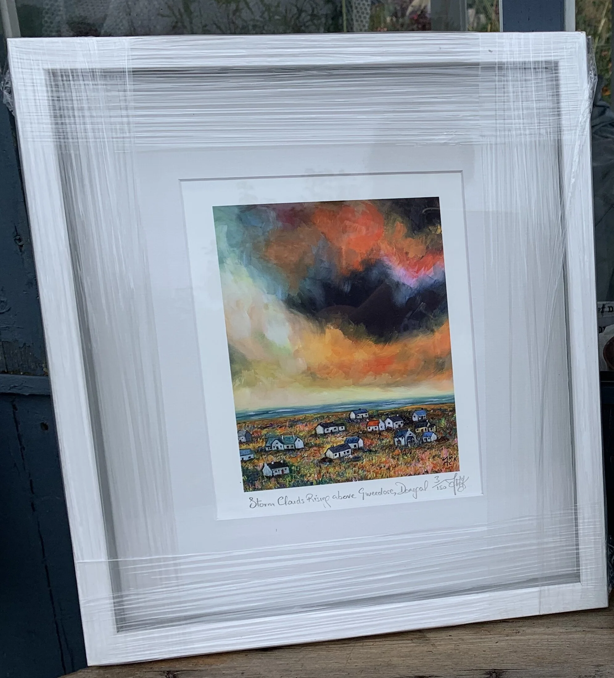 Storm Clouds Rising Above Gaoth Dobhair , Donegal 