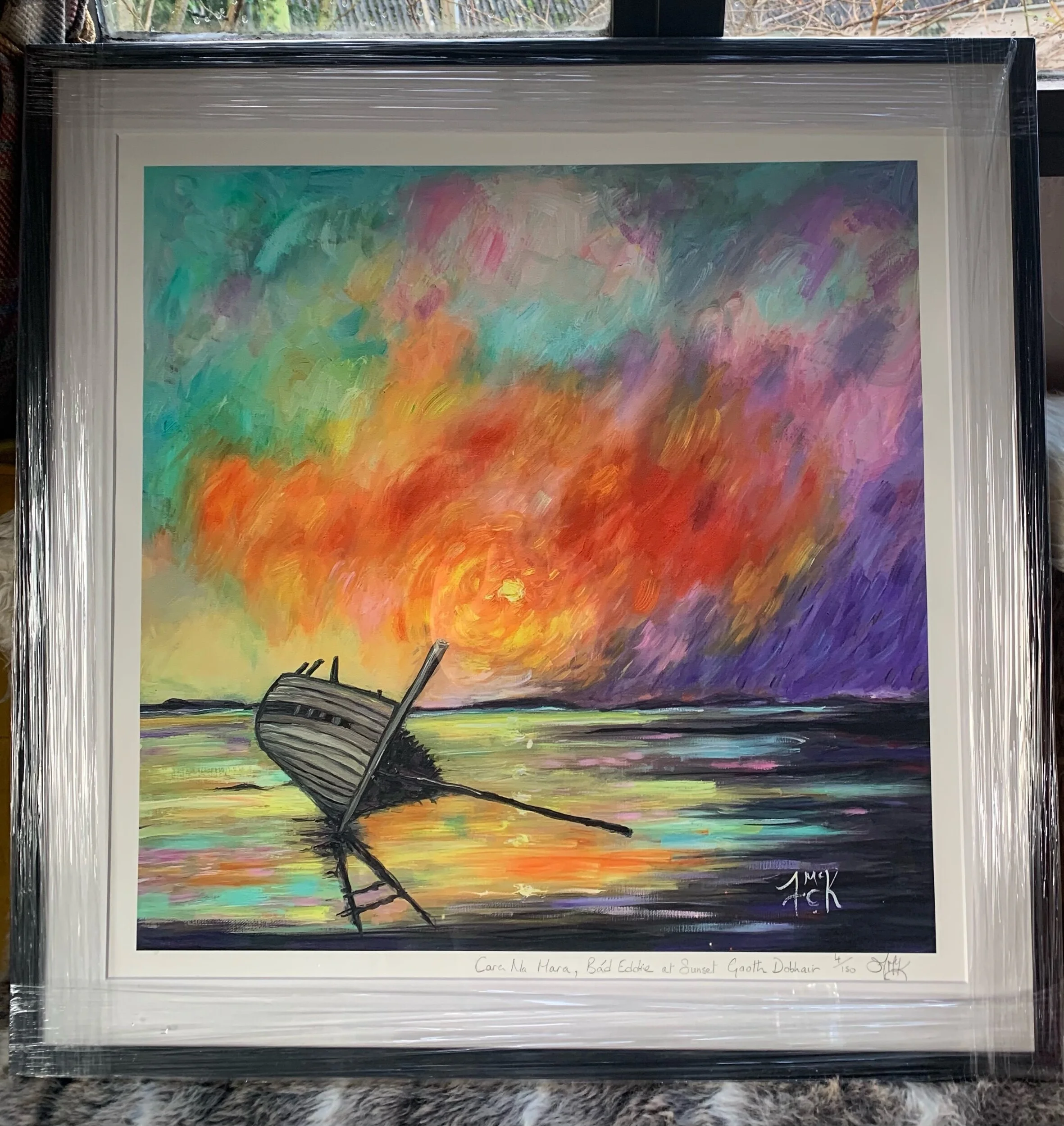 Cara Na Mara, Bád Eddie at Sunset, Gaoth Dobhair , Donegal 