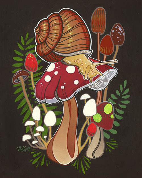 Tiny Things. acrylic on panel