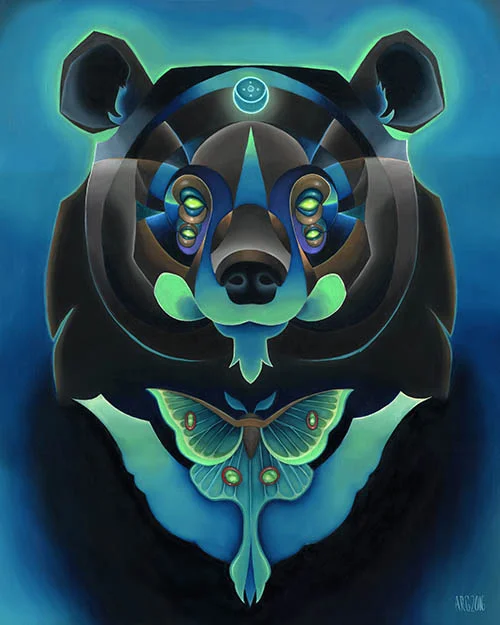 Maudette. oil on panel