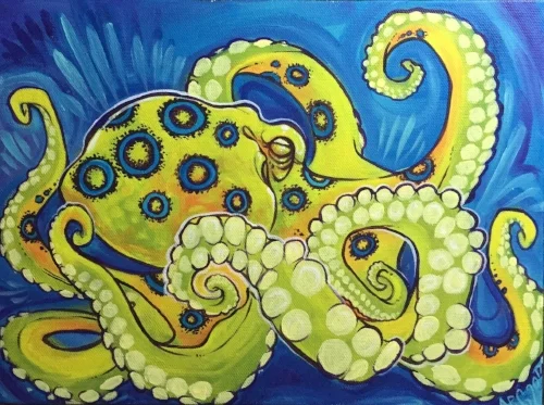 Blue. acrylic on canvas (2017)