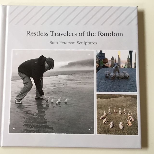 Traveling with pocket size sculptures West coast beaches, East coast cities, 26 pages