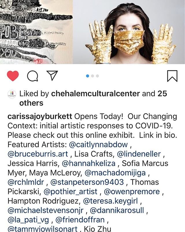 This is an awesome online national juried exhibit 🌎www.chehalemculturalcenter.org/our-changing-context  Artists in all media reflecting on making art during Covid.  Please copy and paste to see the whole show. My entry is &ldquo;A Dream of Flight&rd