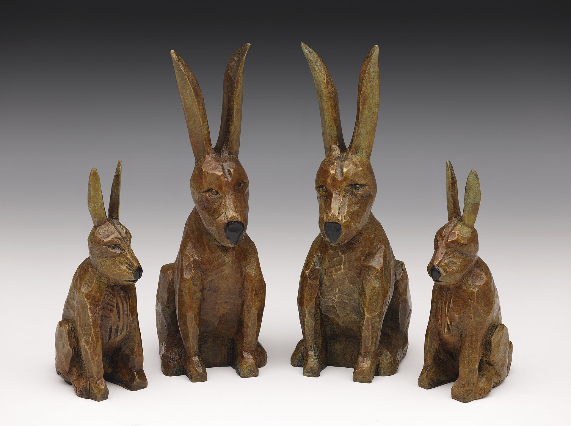 Peterson 4 bronze rabbits.jpg