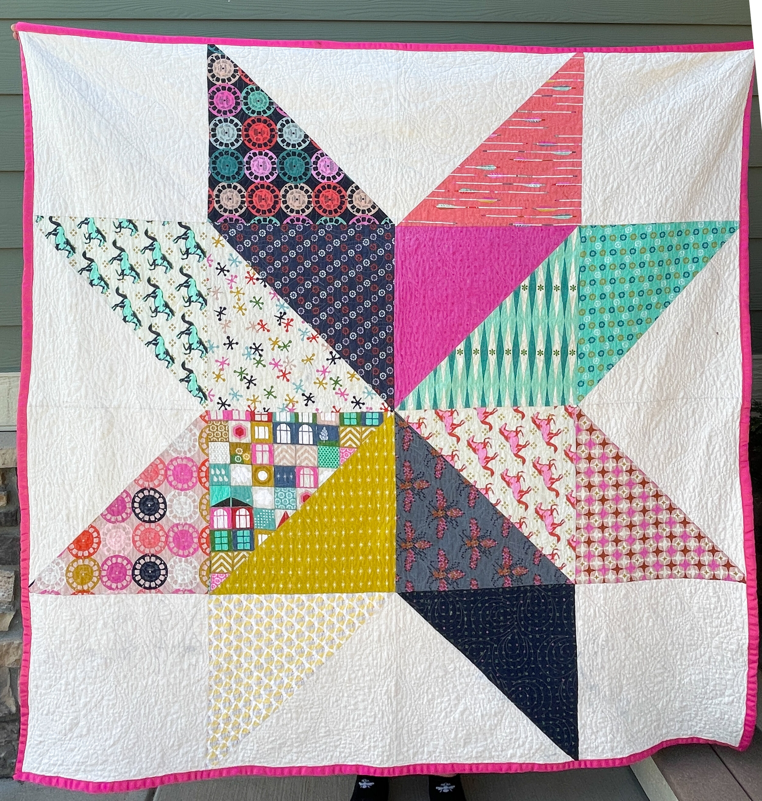 Giant Vintage Star Quilt