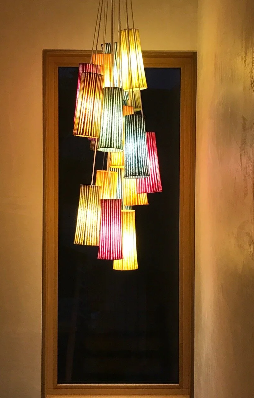 Commission: 15 x 14" lanterns x 5 ft.