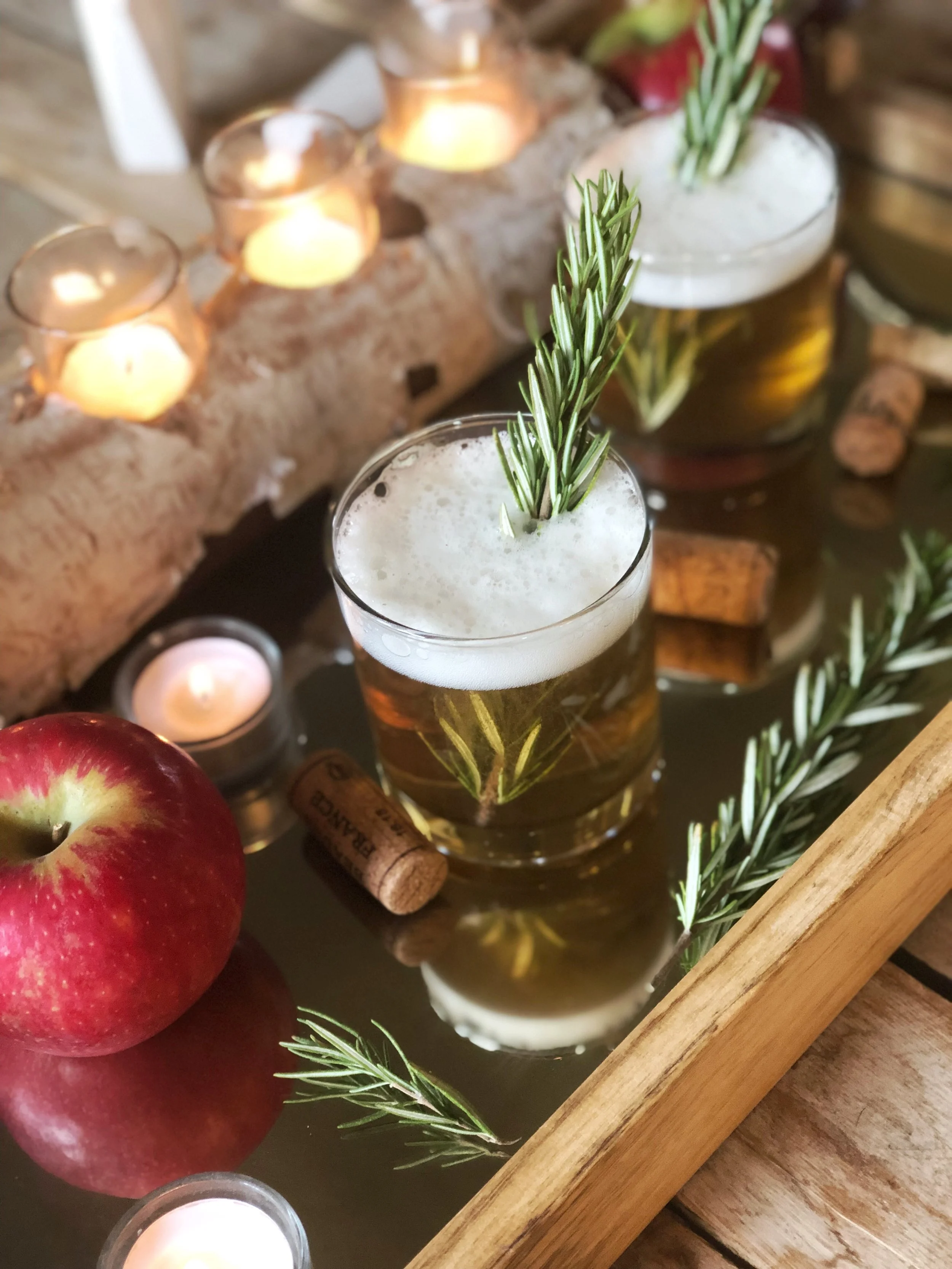 Spiced Apple Kombucha Mule