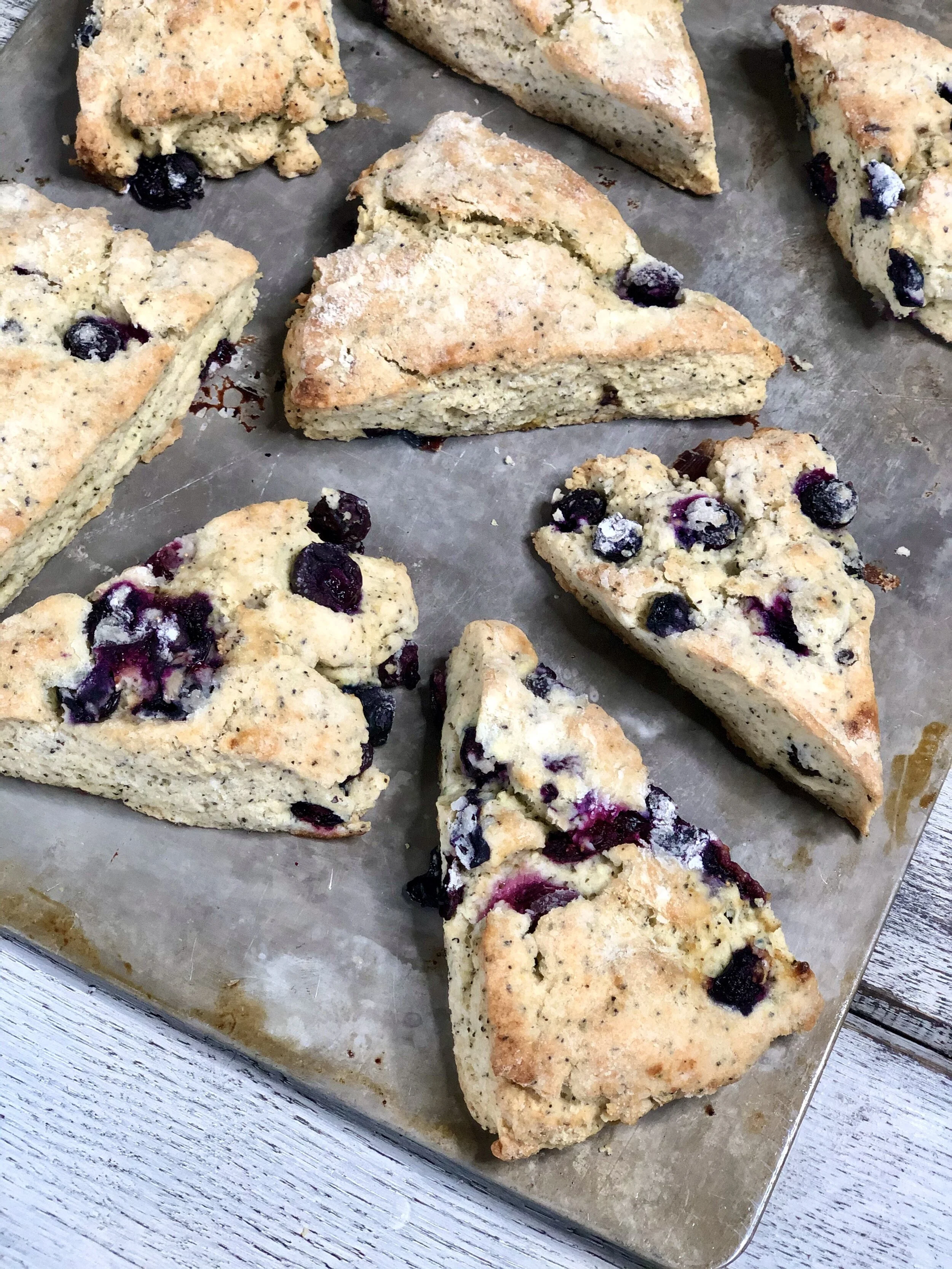 Earl Grey & Blueberry Scones