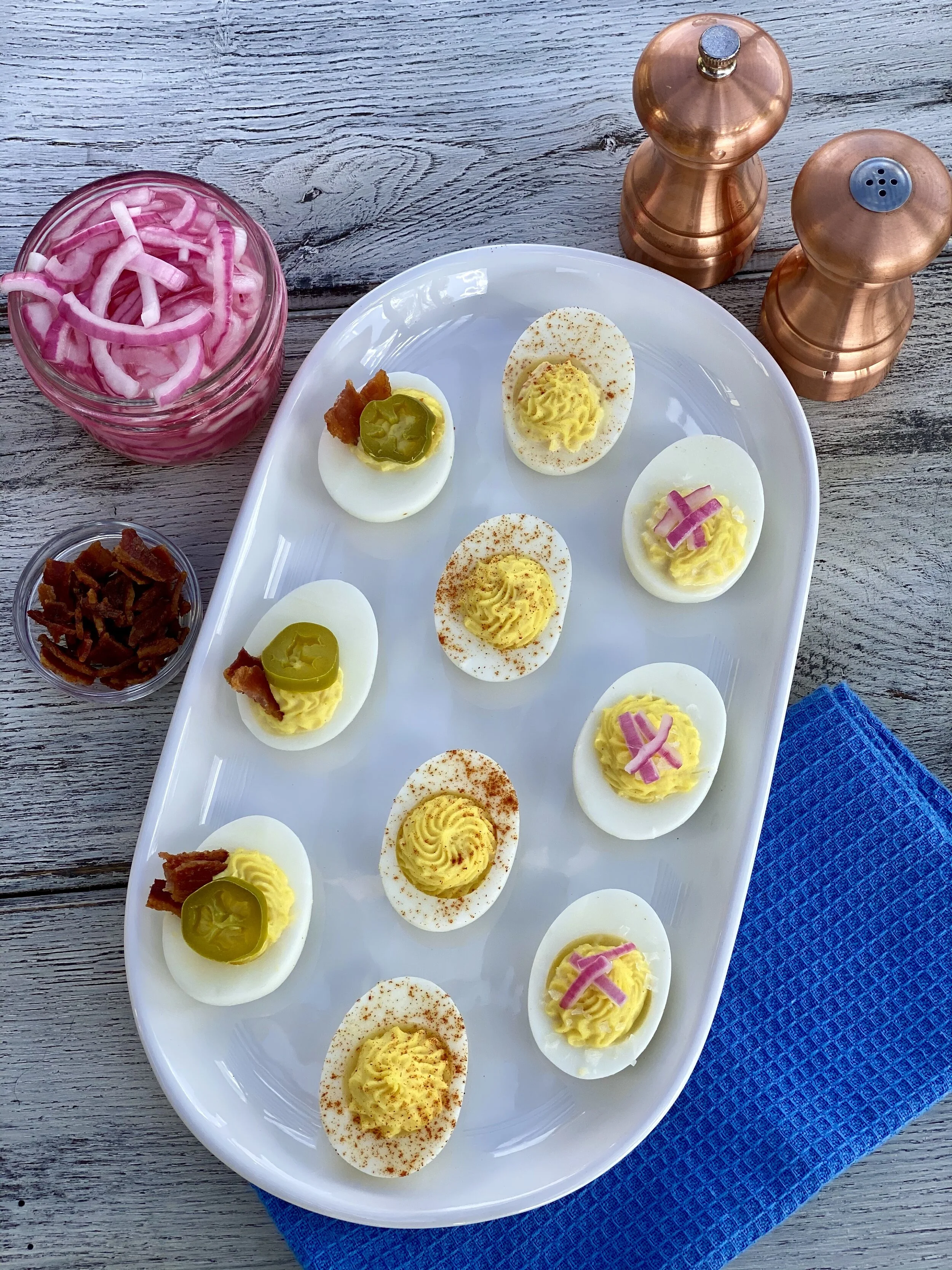 Deviled Eggs Three Ways