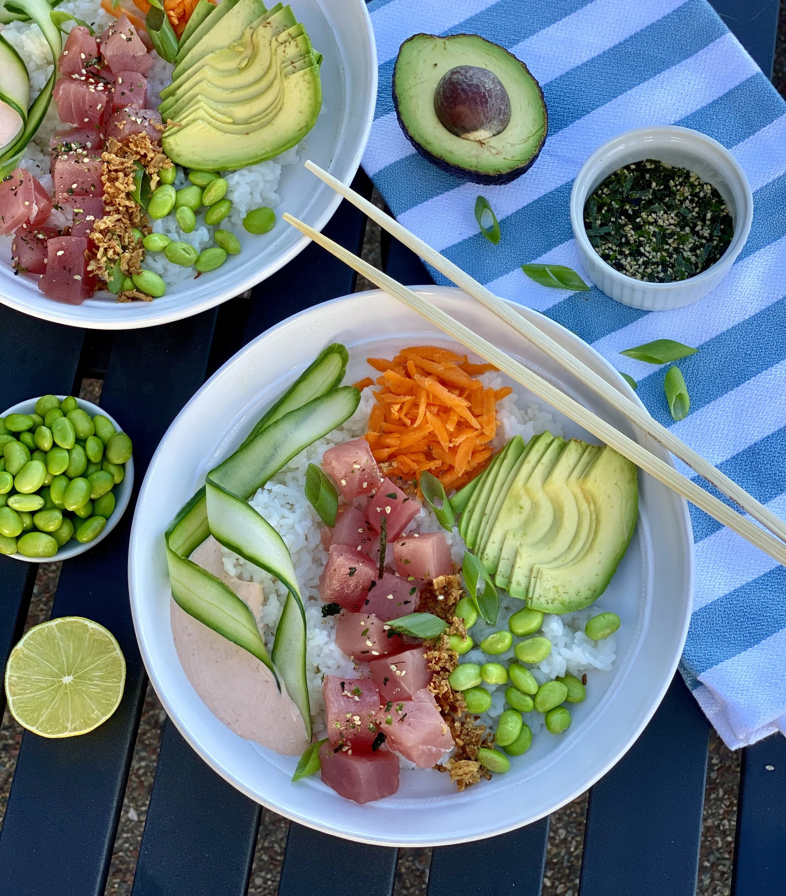 Ahi Tuna Poke Bowl with Spicy Mayo