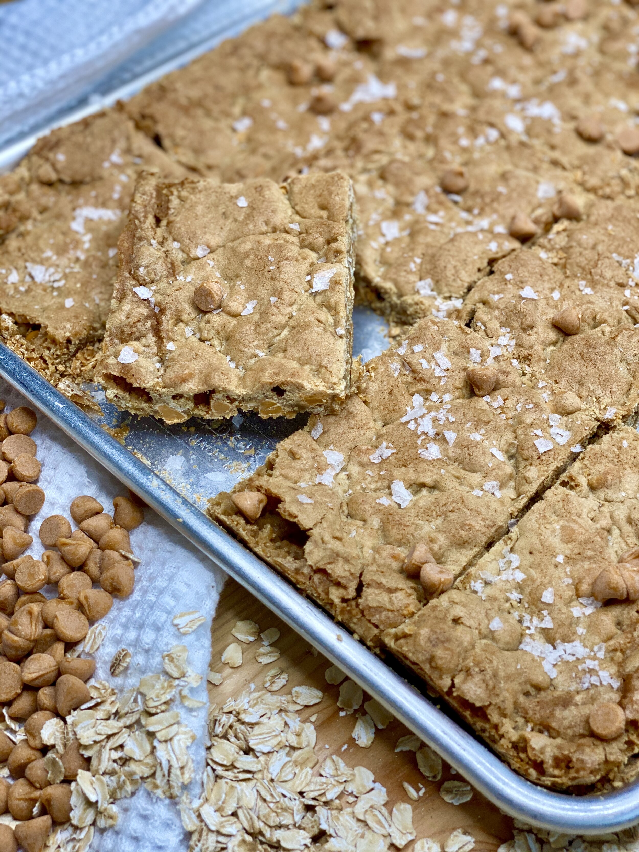 Oatmeal Butterscotch Cookie Bars