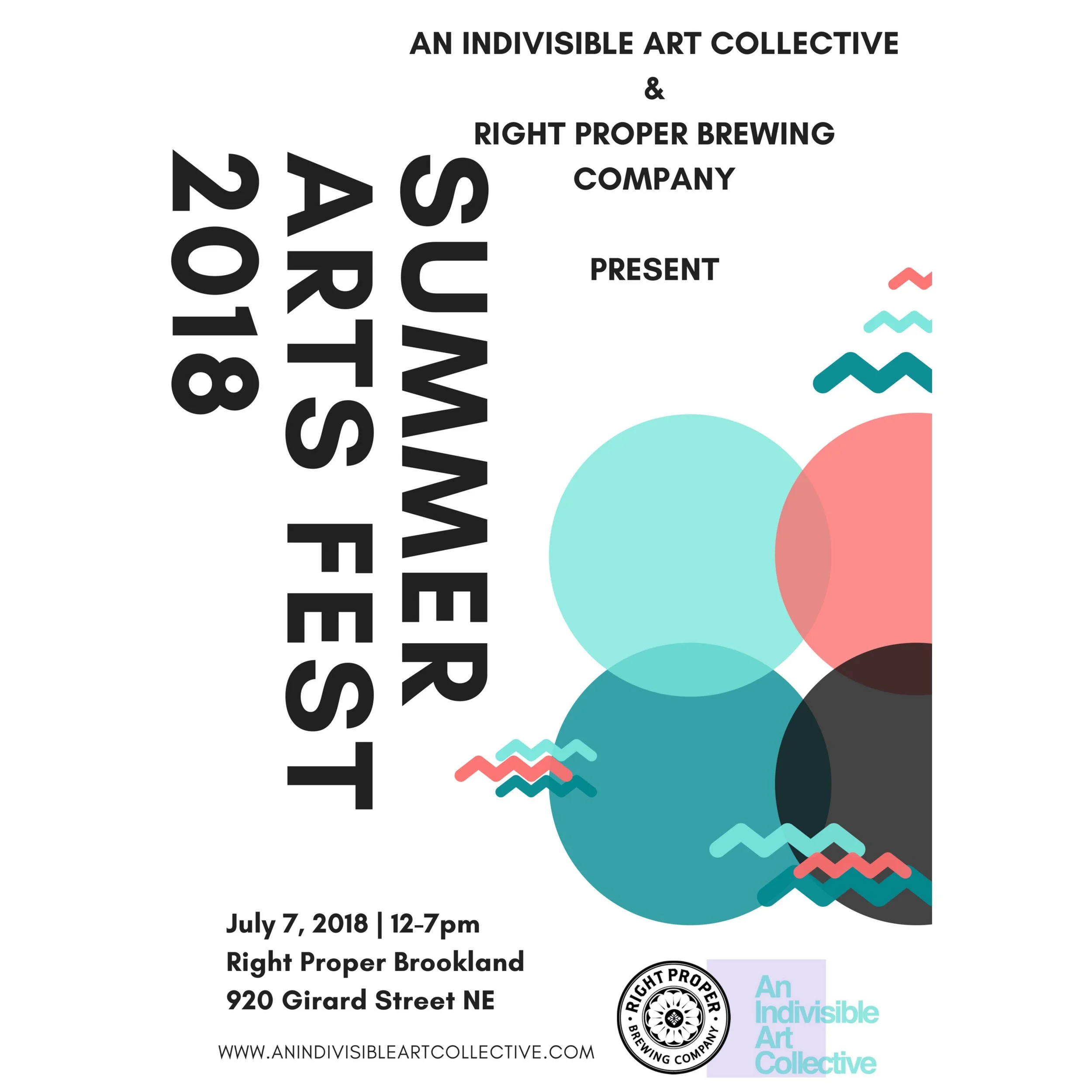 Summer Arts Fest 2018