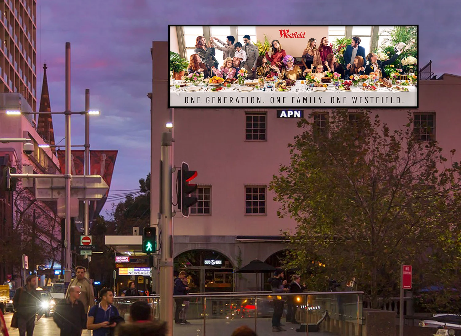 Dame Edna Last Supper Billboard