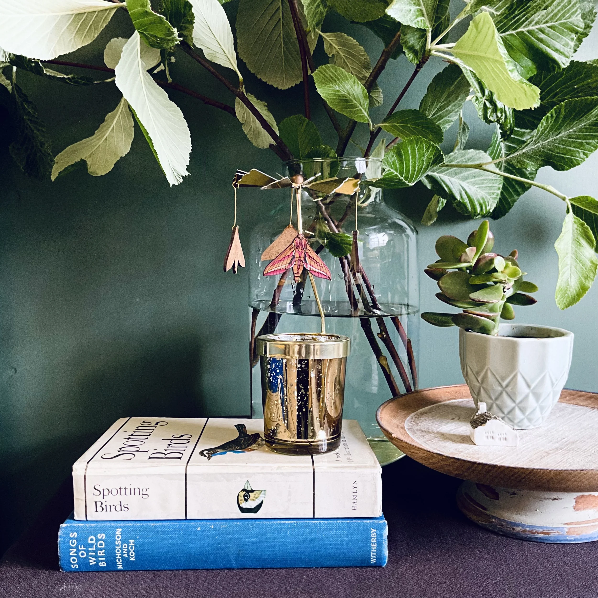 Elephant Hawk Moth Candle Carousel