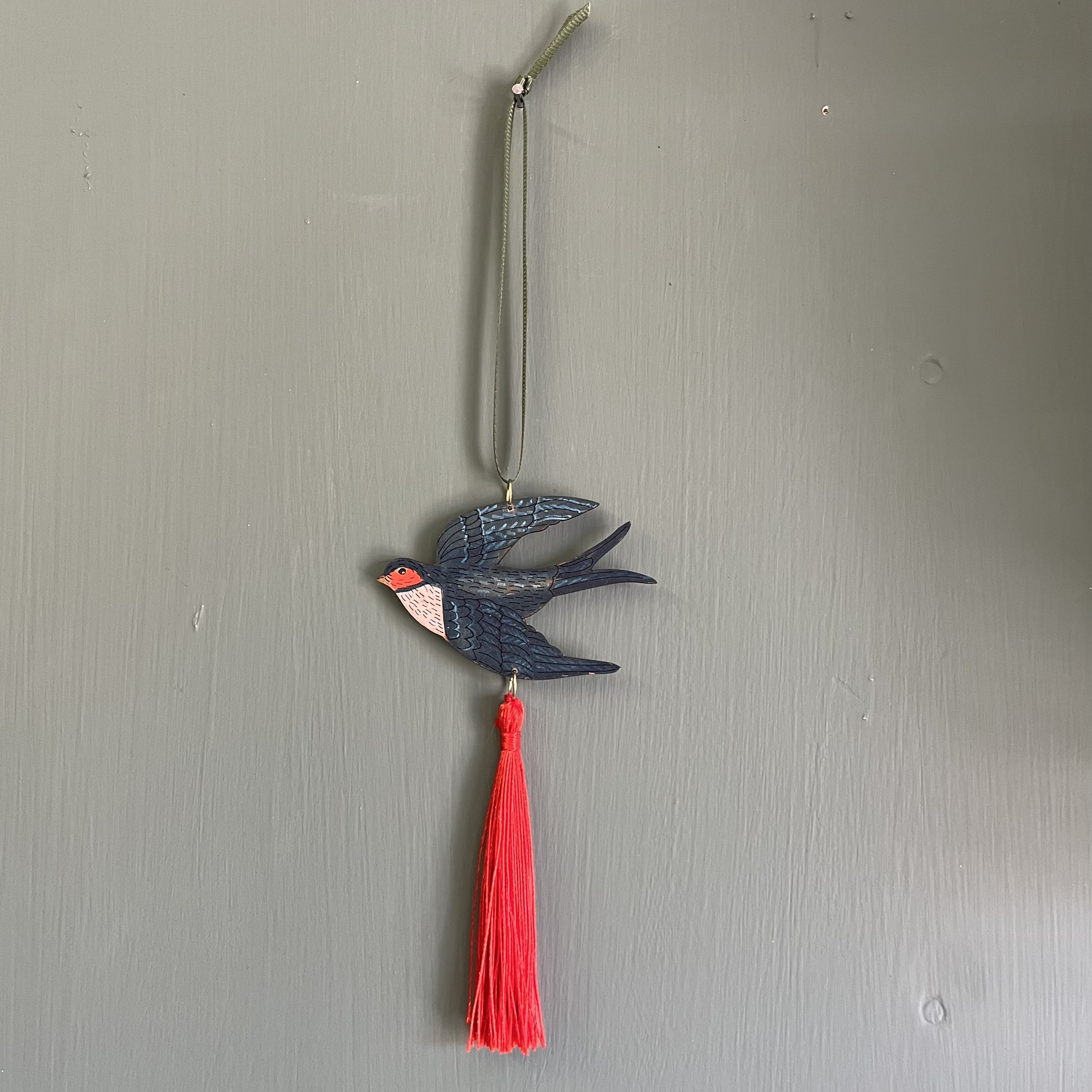 Lily Faith Swallow Tassel Decoration