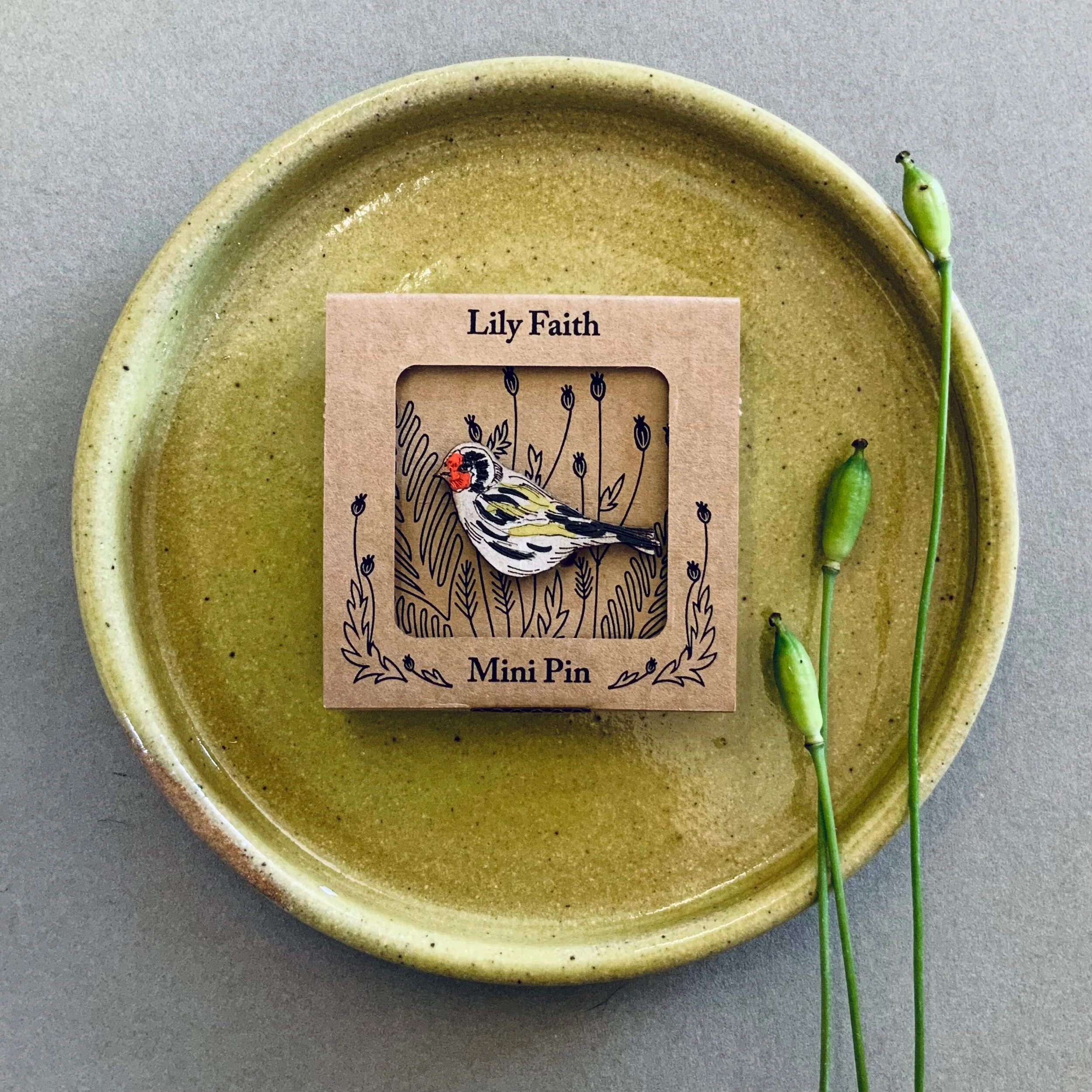 goldfinch mini pin
