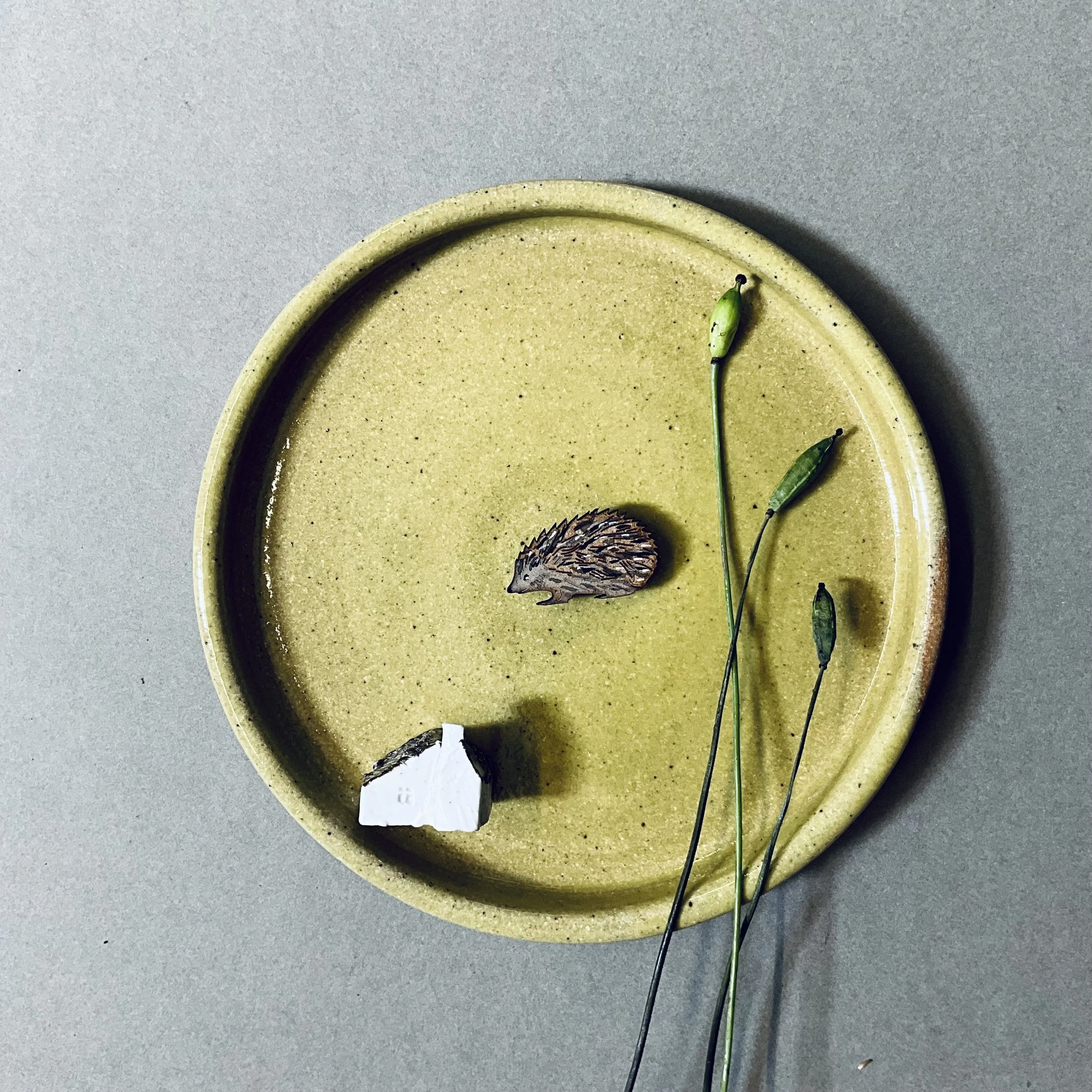 A laser cut and etched MDF hedgehog brooch. Crafted from one of Lily Faith's hand drawn illustrations and transposed onto wood in her Devon studio.