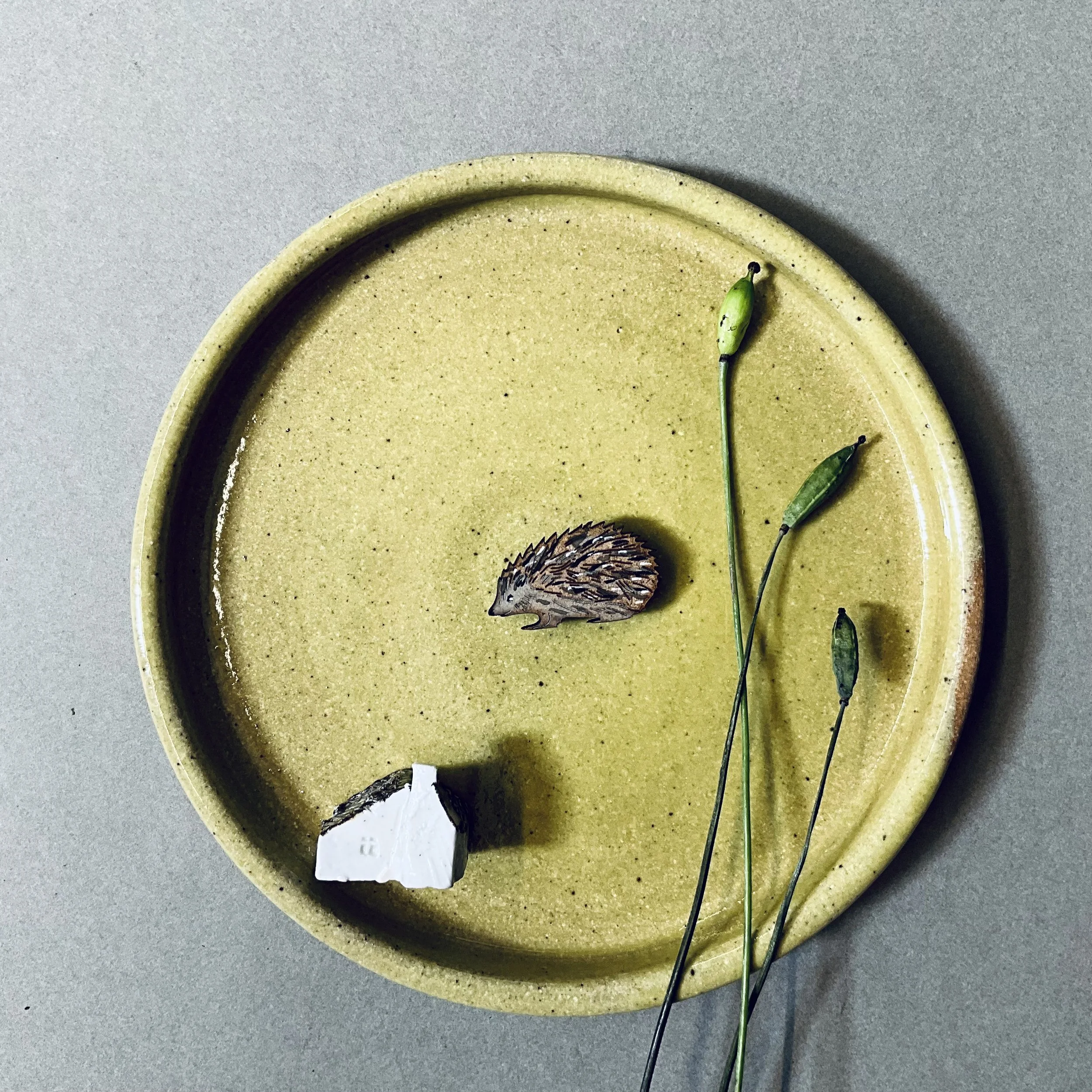 Hedgehog mini pin brooch, made from FSC materials with hand painted details. Each one is unique to you. The perfect gift for lovers of these garden visitors. (Copy)