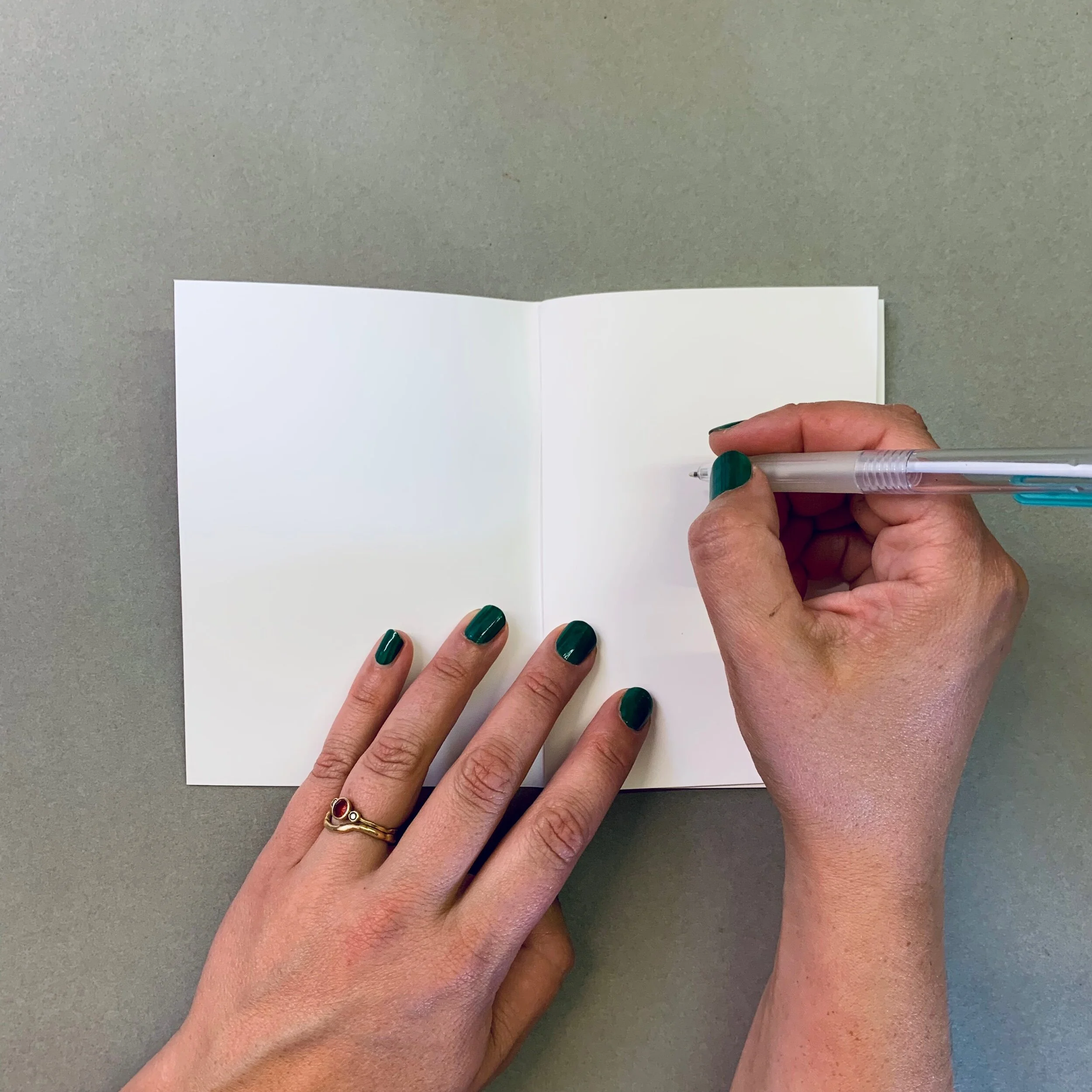 The A5 size Lily Faith Notebook, have lovely thick plain paper perfect for sketching in a whole host of stationary.