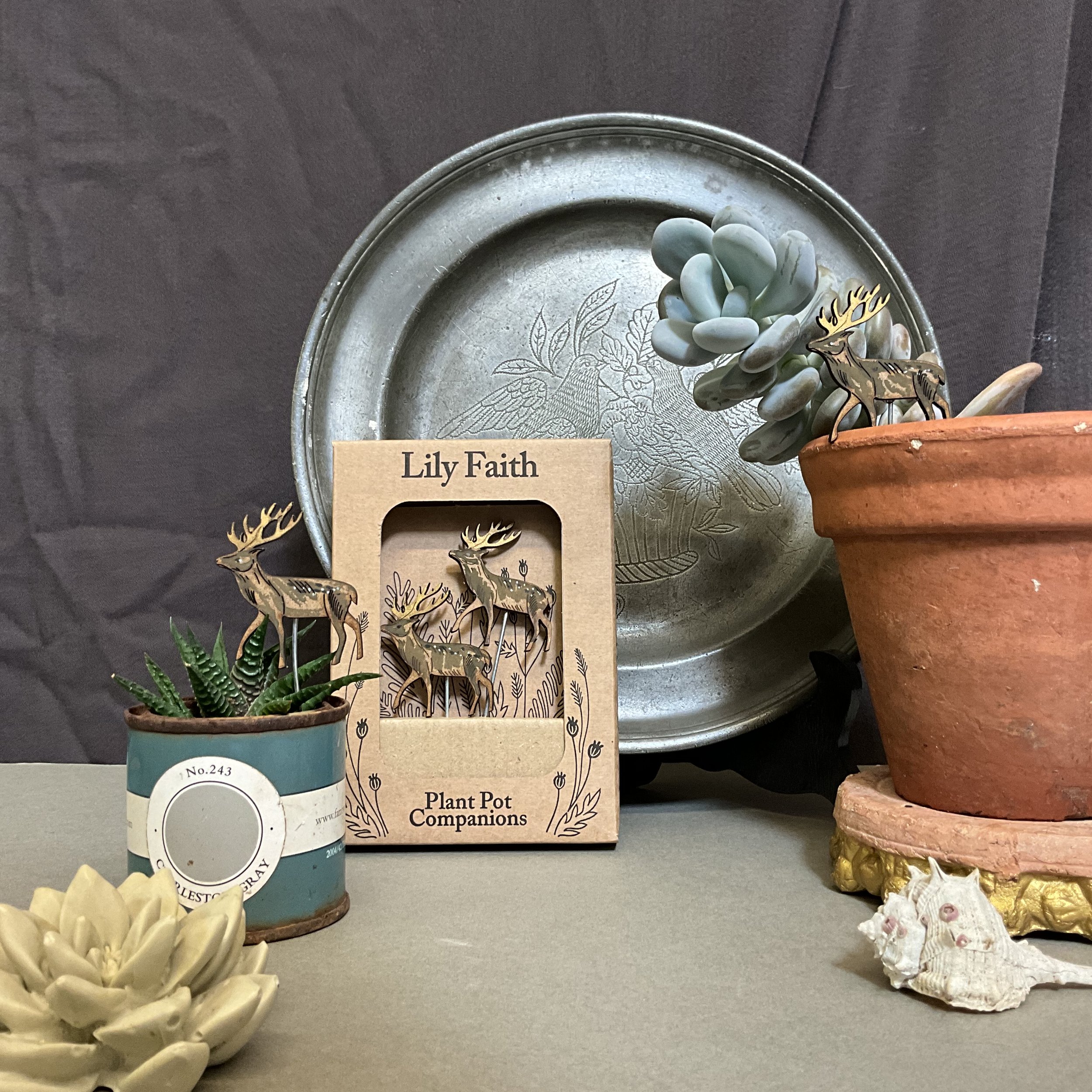 The latest addition to the Lily Faith Plant Pot Companion, perfect to bring an Autumnal air to your plant pots.