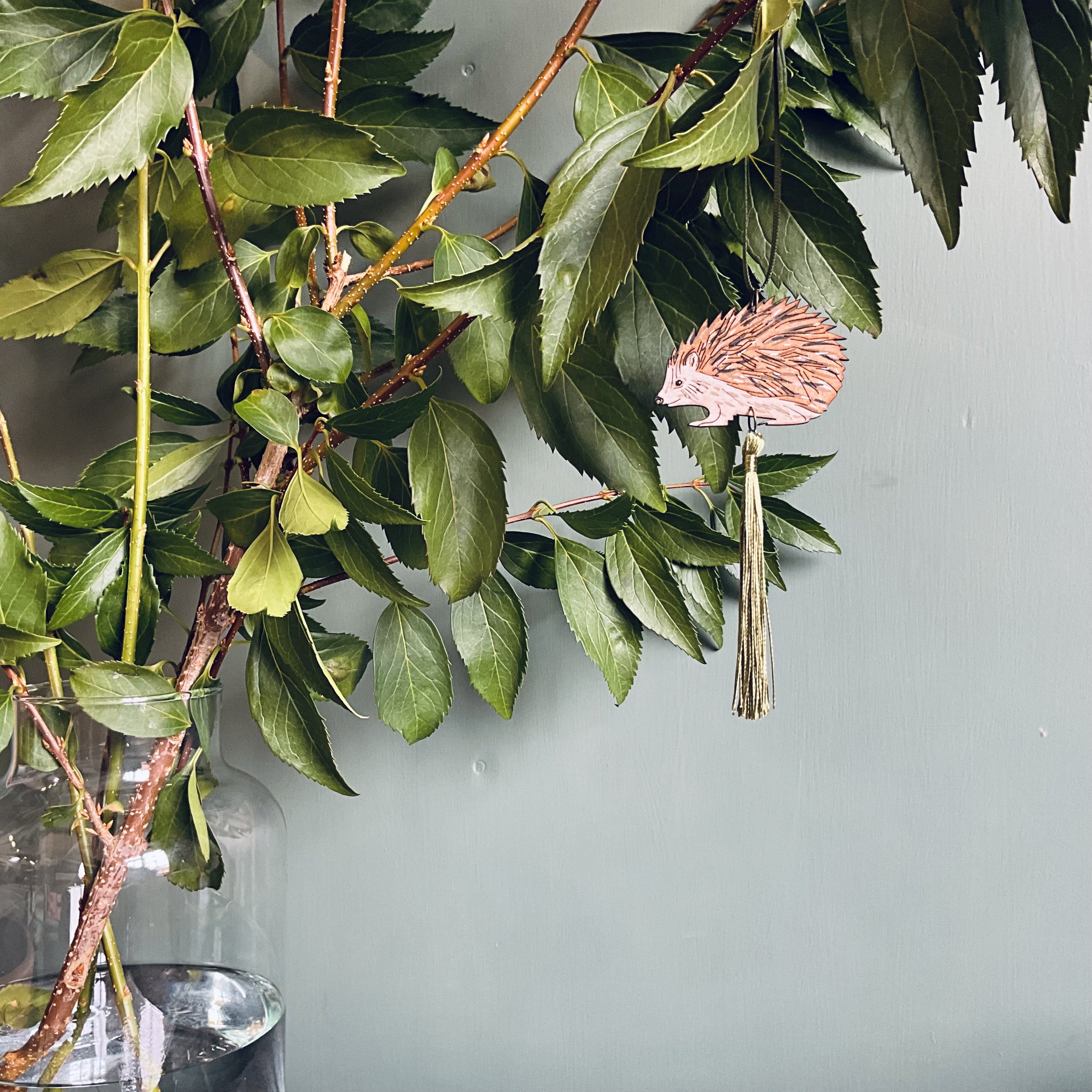 Lily Faith's prickly friend the hedgehog immortalised in ink and FSC MDF. Laser cut and etched from Lily's hand drawn illustrations. (Copy)