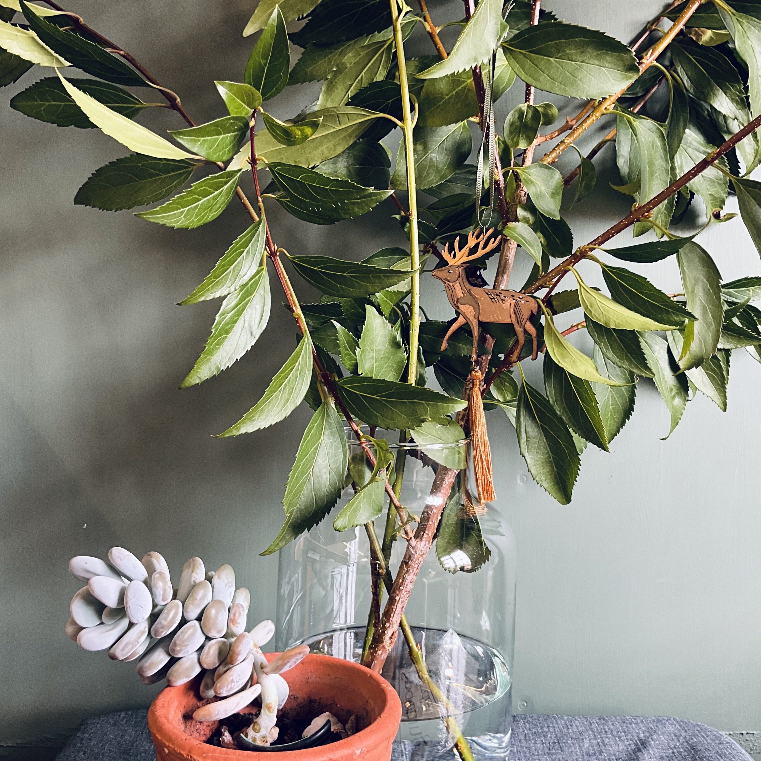 Stag Tassel Decoration