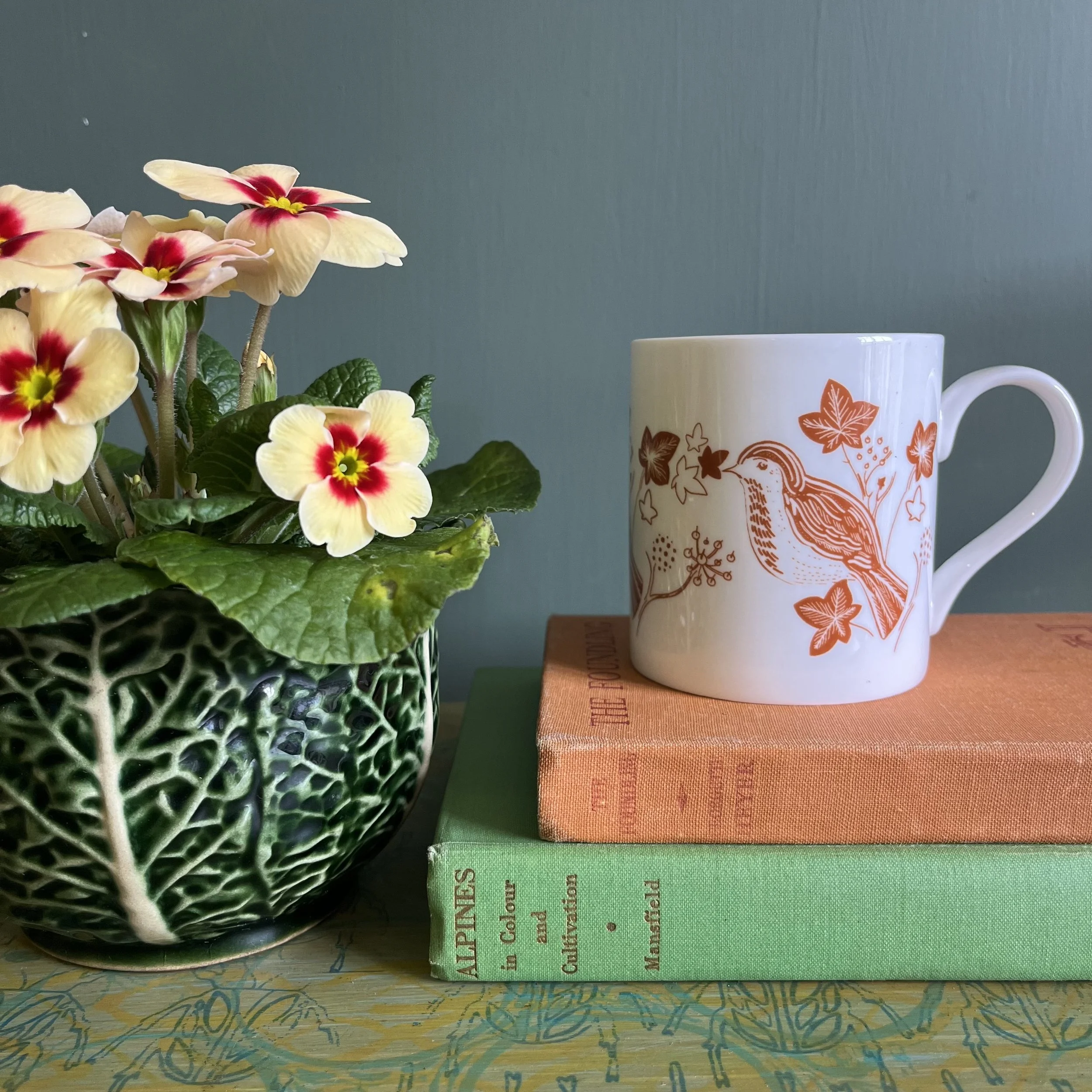 A nice cup of rosy lee, and a moment of calm with a our Robin Mug
