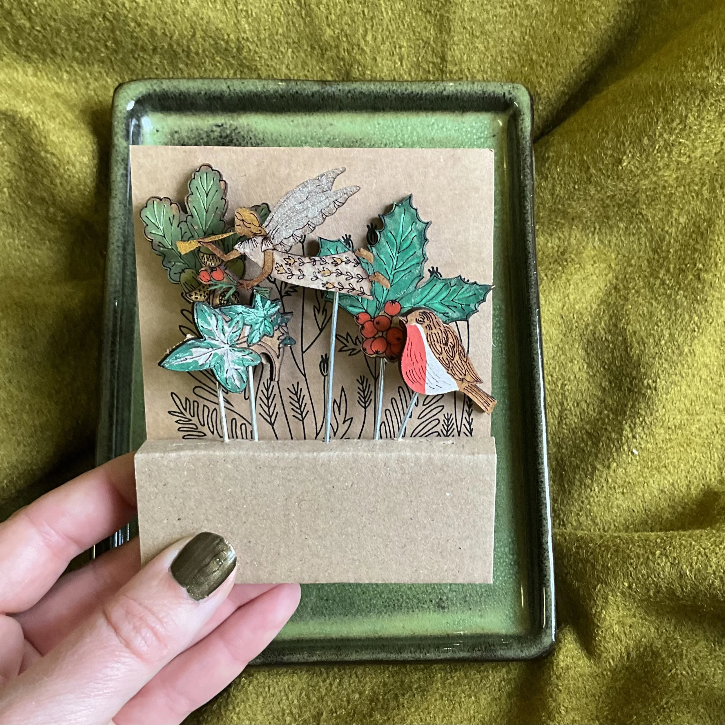 Christmas Posy Plant Pot Companions