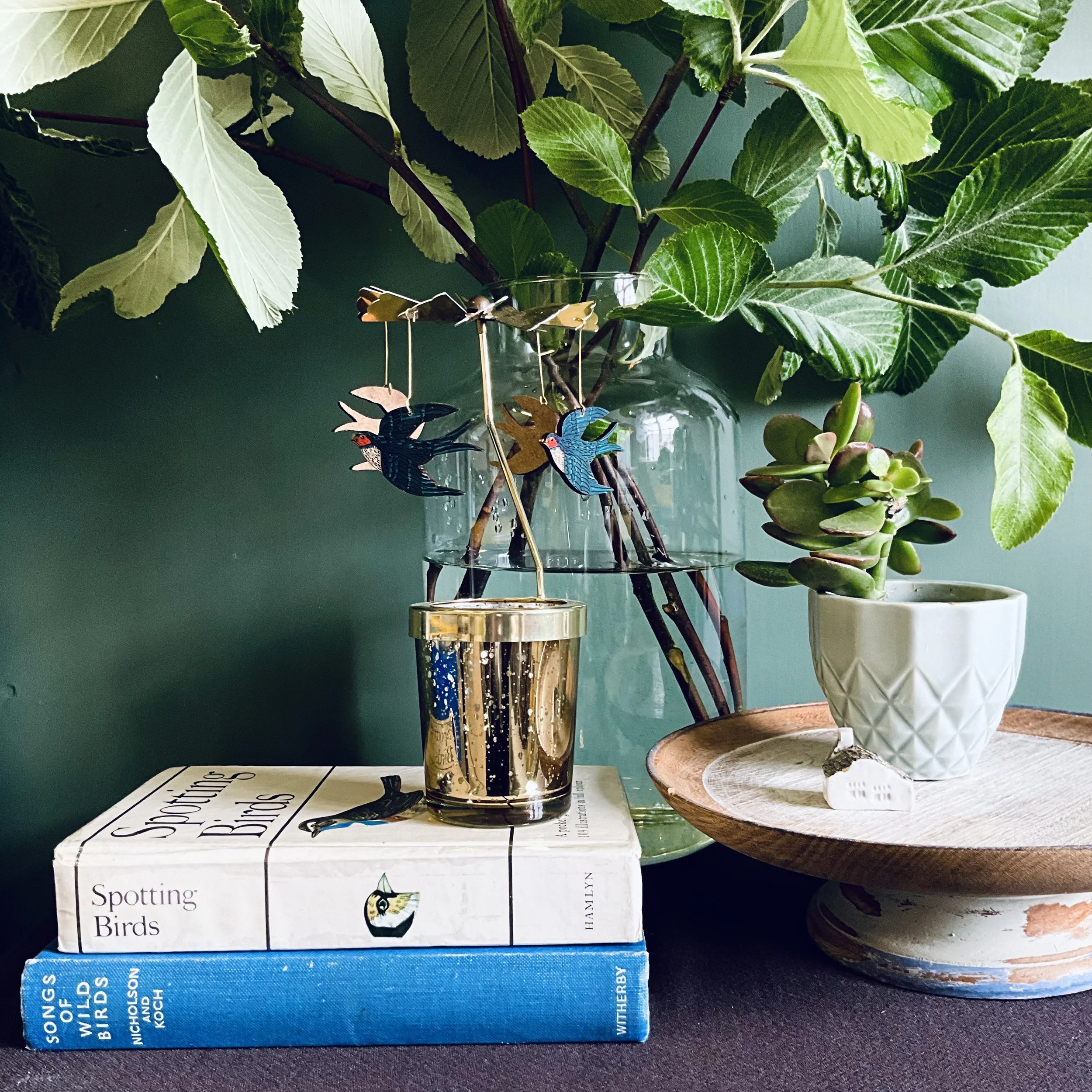 Lily Faith swallow candle carousel