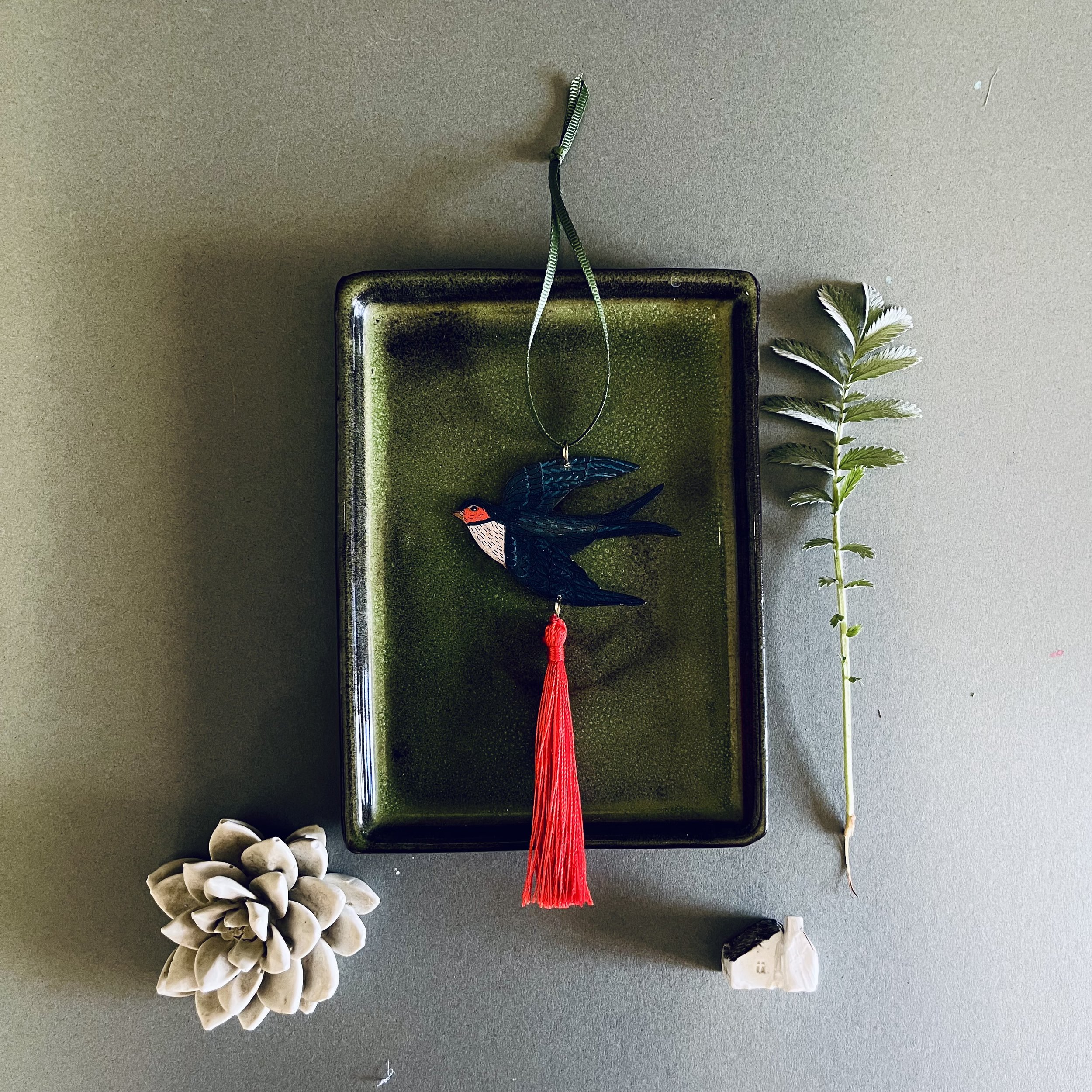 Lily Faith Swallow Tassel Decoration