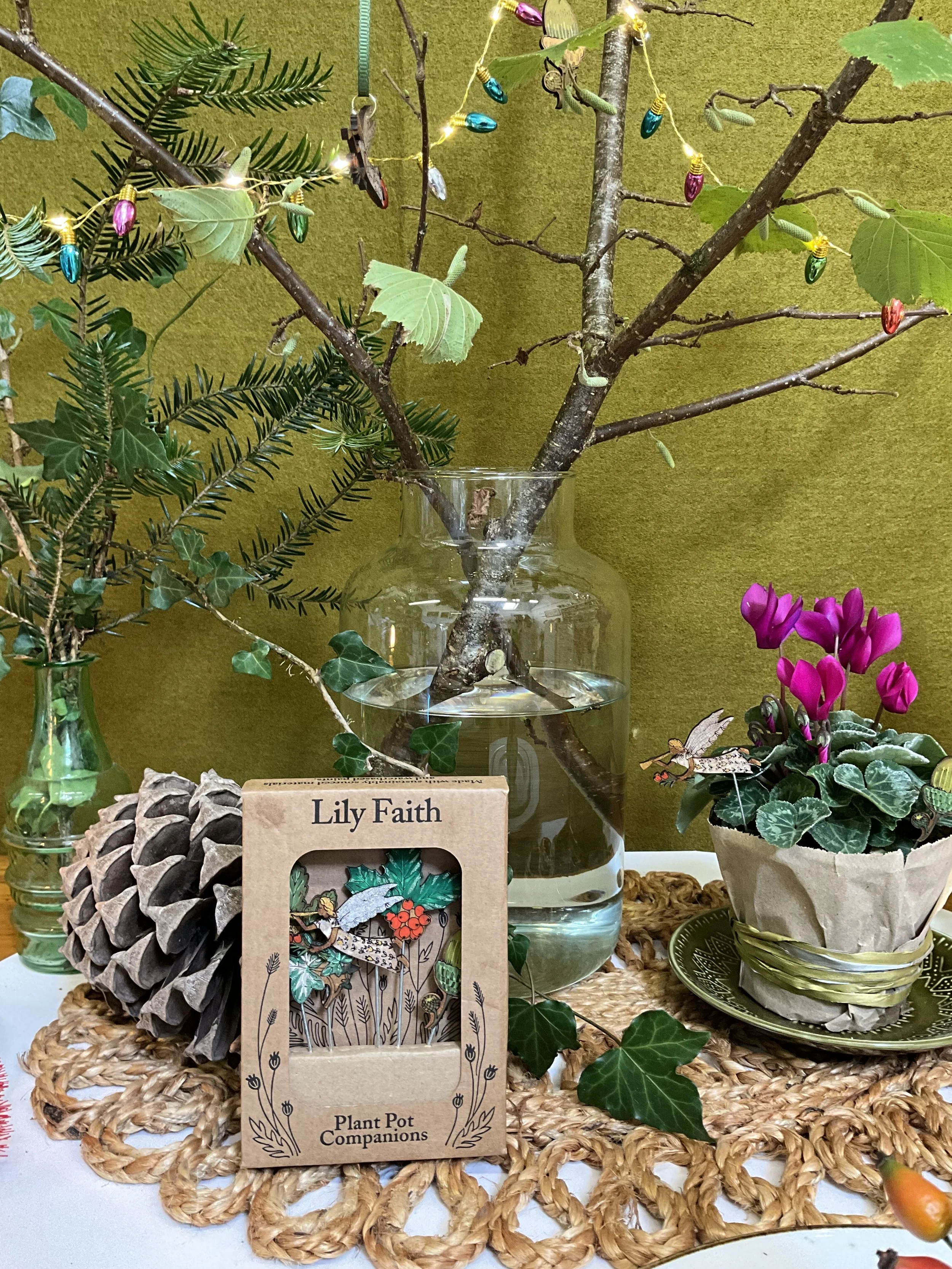 Christmas Posy Plant Pot Companions