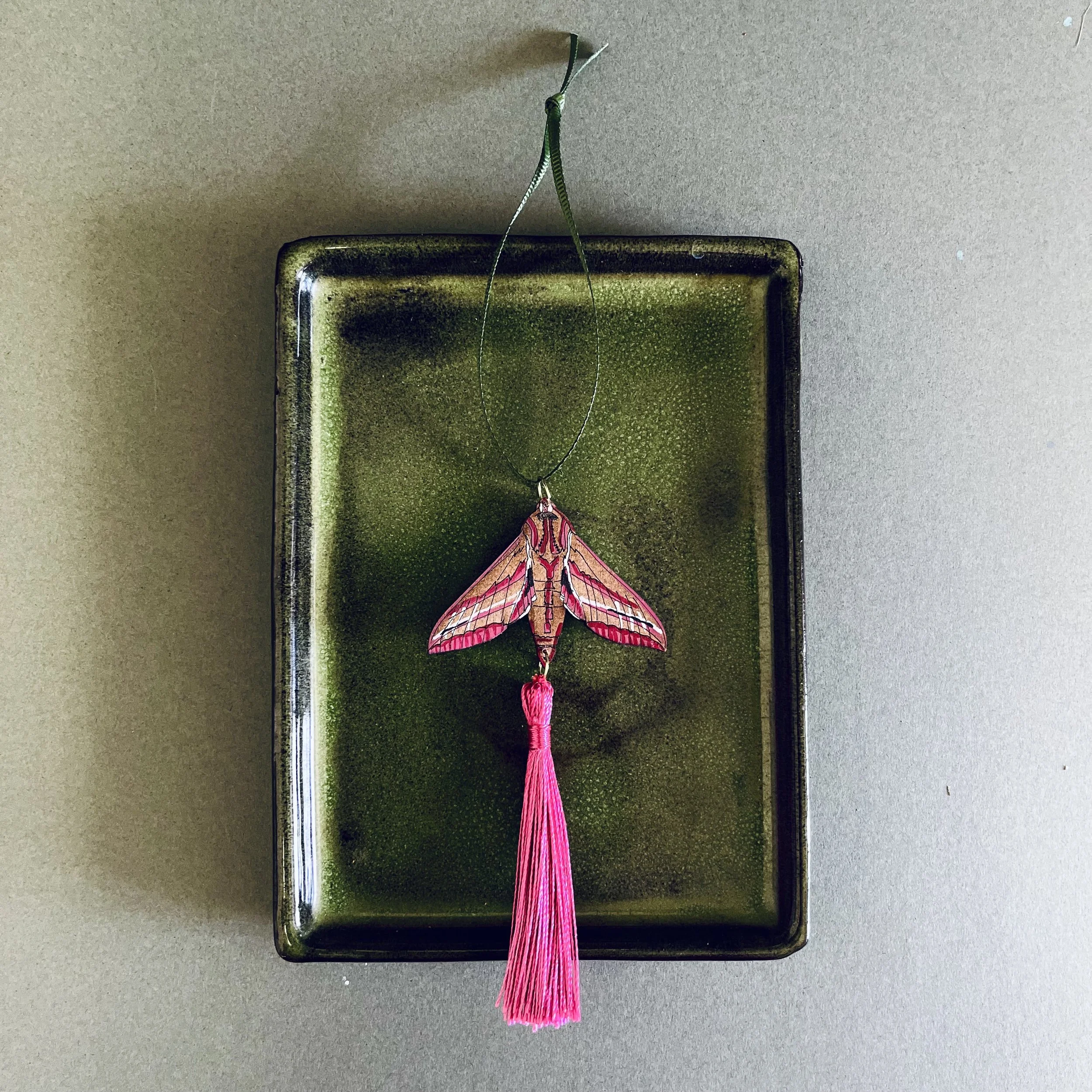 Elephant Hawk Moth Tassel Decoration