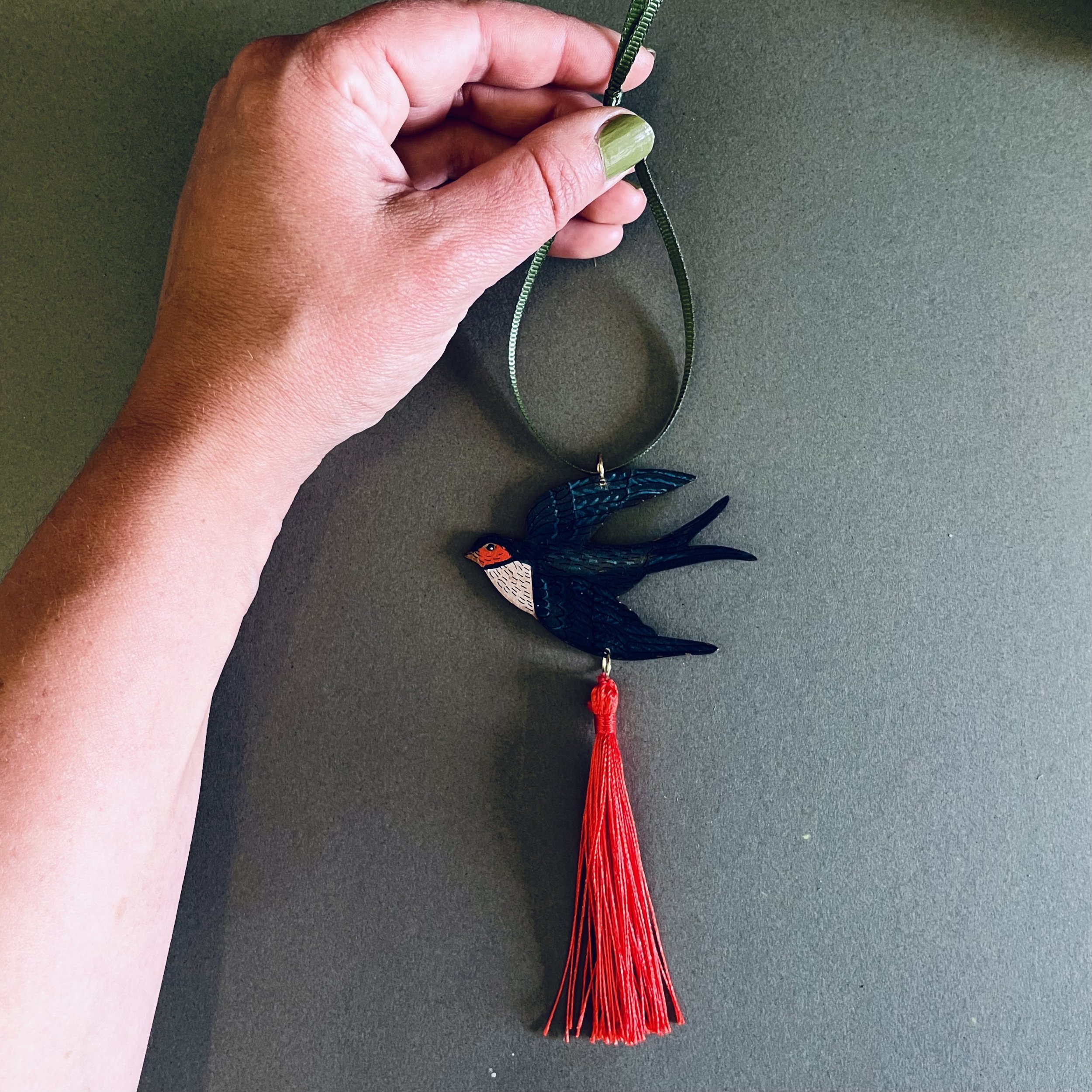 Swallow tassel decoration